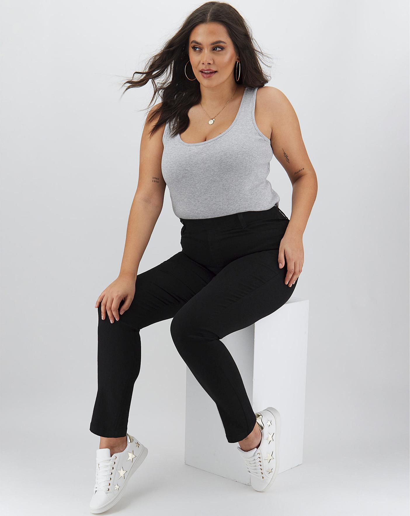 Bella Black Slim Leg Jeggings | Simply Be