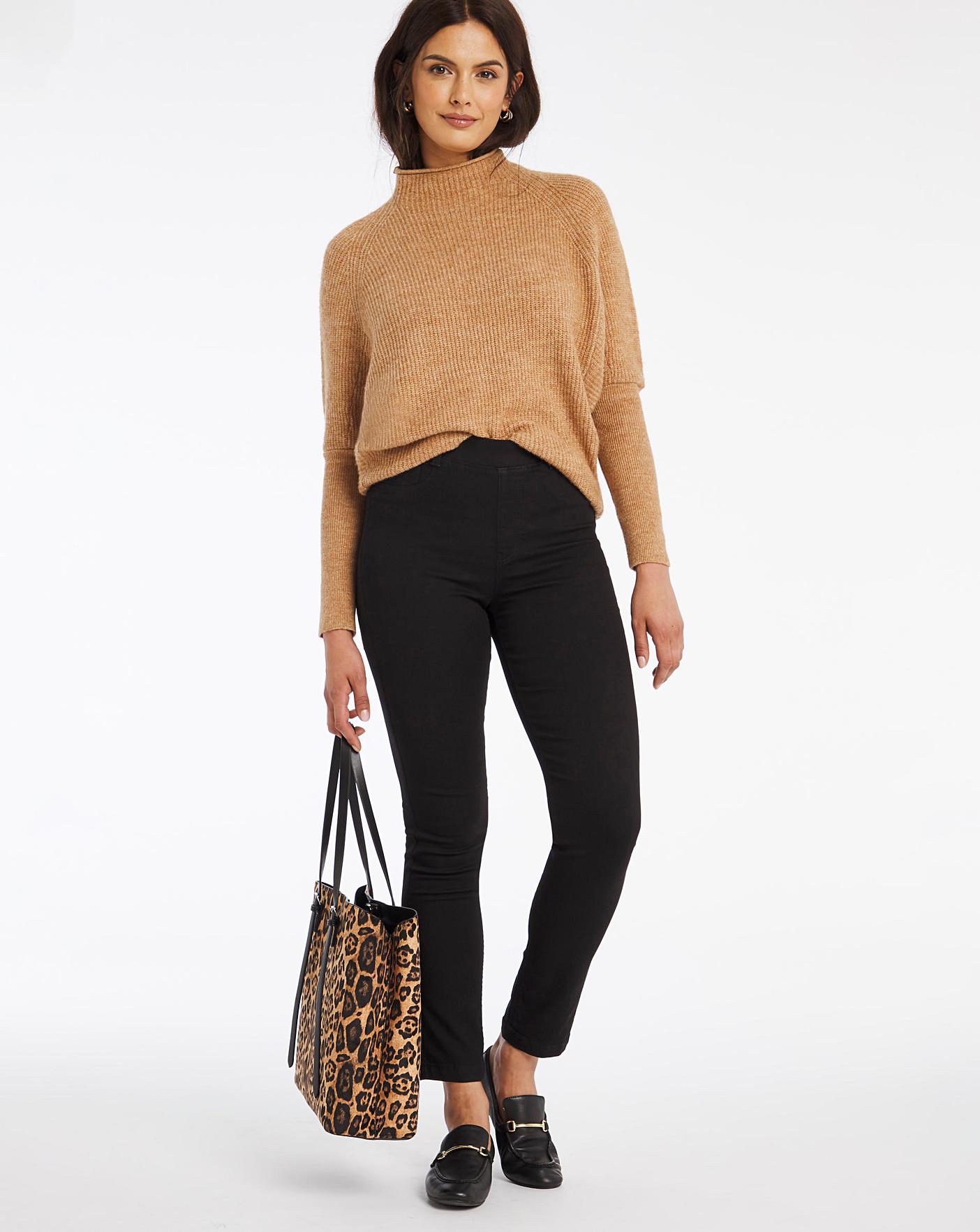 Bella Black Slim Leg Jeggings | J D 