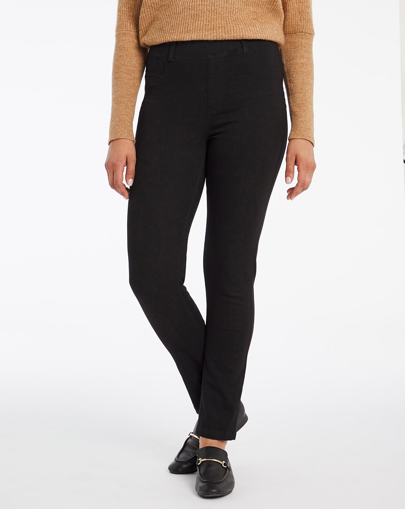 Bella Black Slim Leg Jeggings | J D 