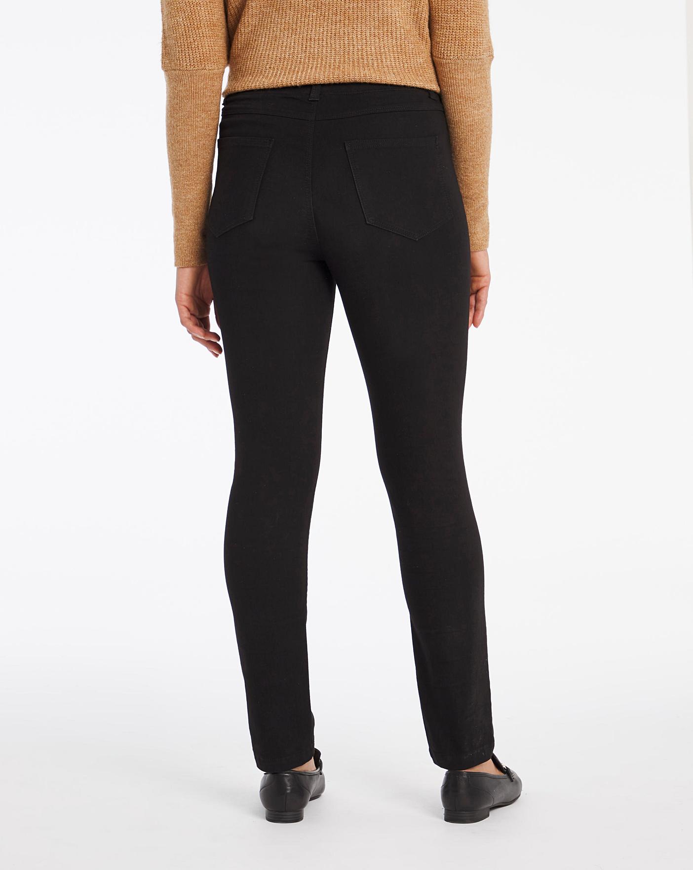 Bella Black Slim Leg Jeggings | J D 