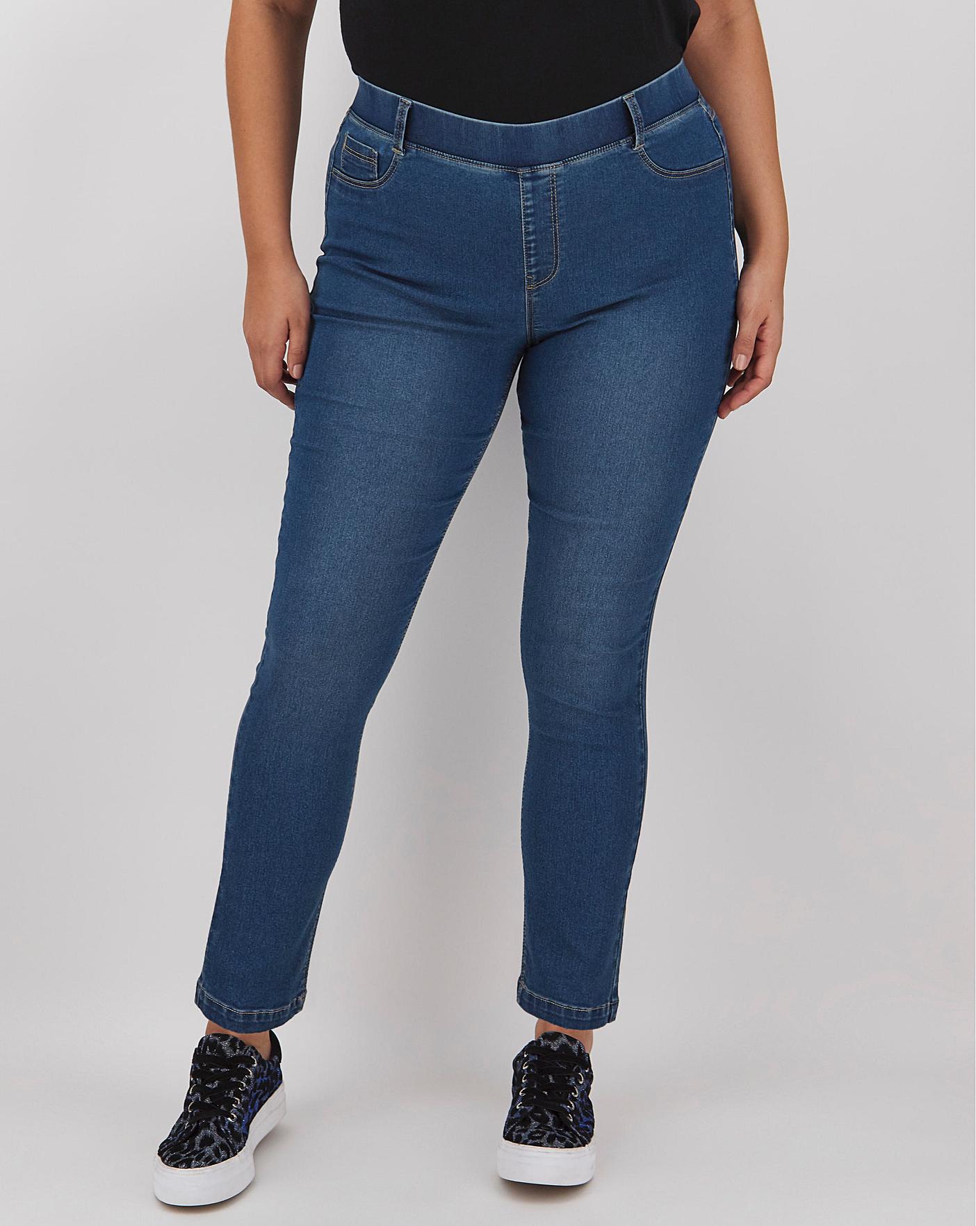 Bella Mid Blue Slim Leg Jeggings 