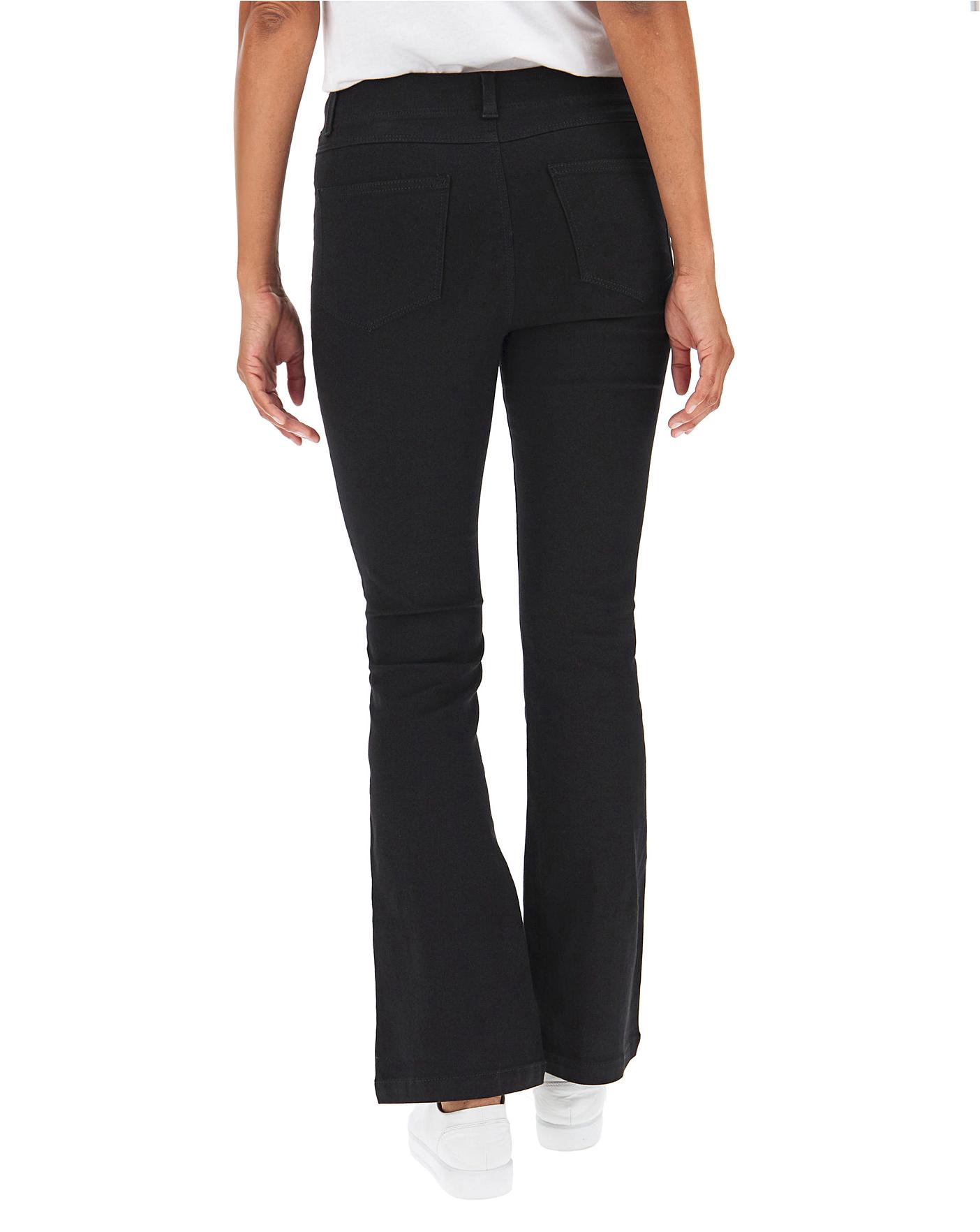 Erin Black Bootcut Jeggings | Oxendales
