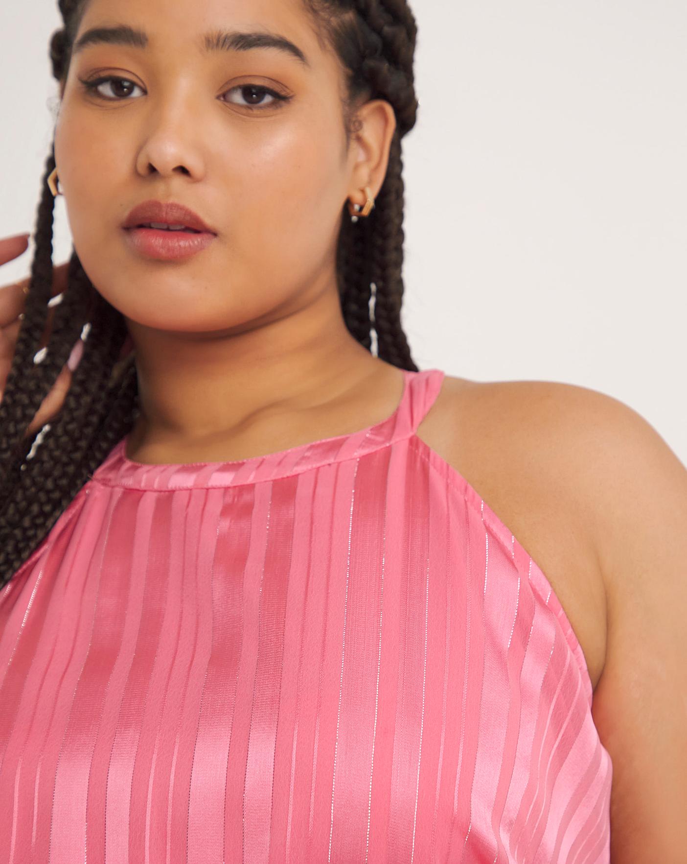 Boutique Halterneck Lurex Maxi Fashion World