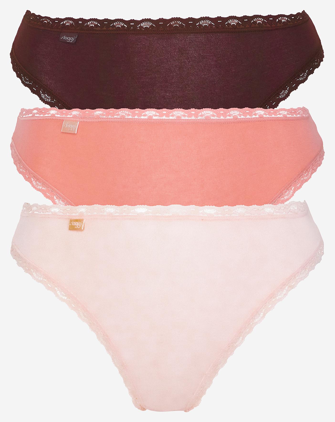 Sloggi 3Pack Weekend Tai Briefs | Simply Be