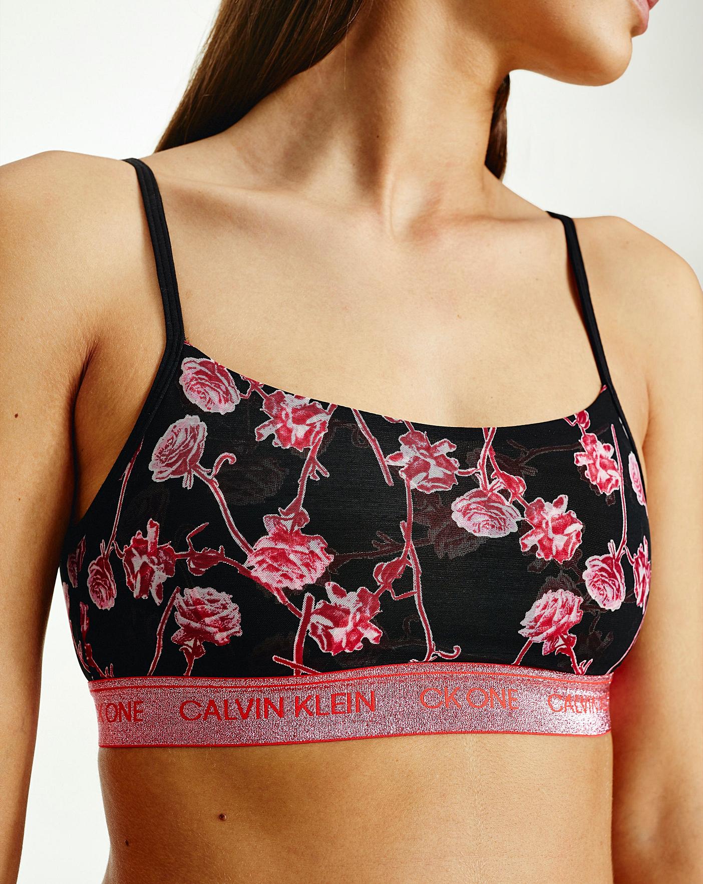 Calvin Klein CKOne Glitter Cotton Bralet