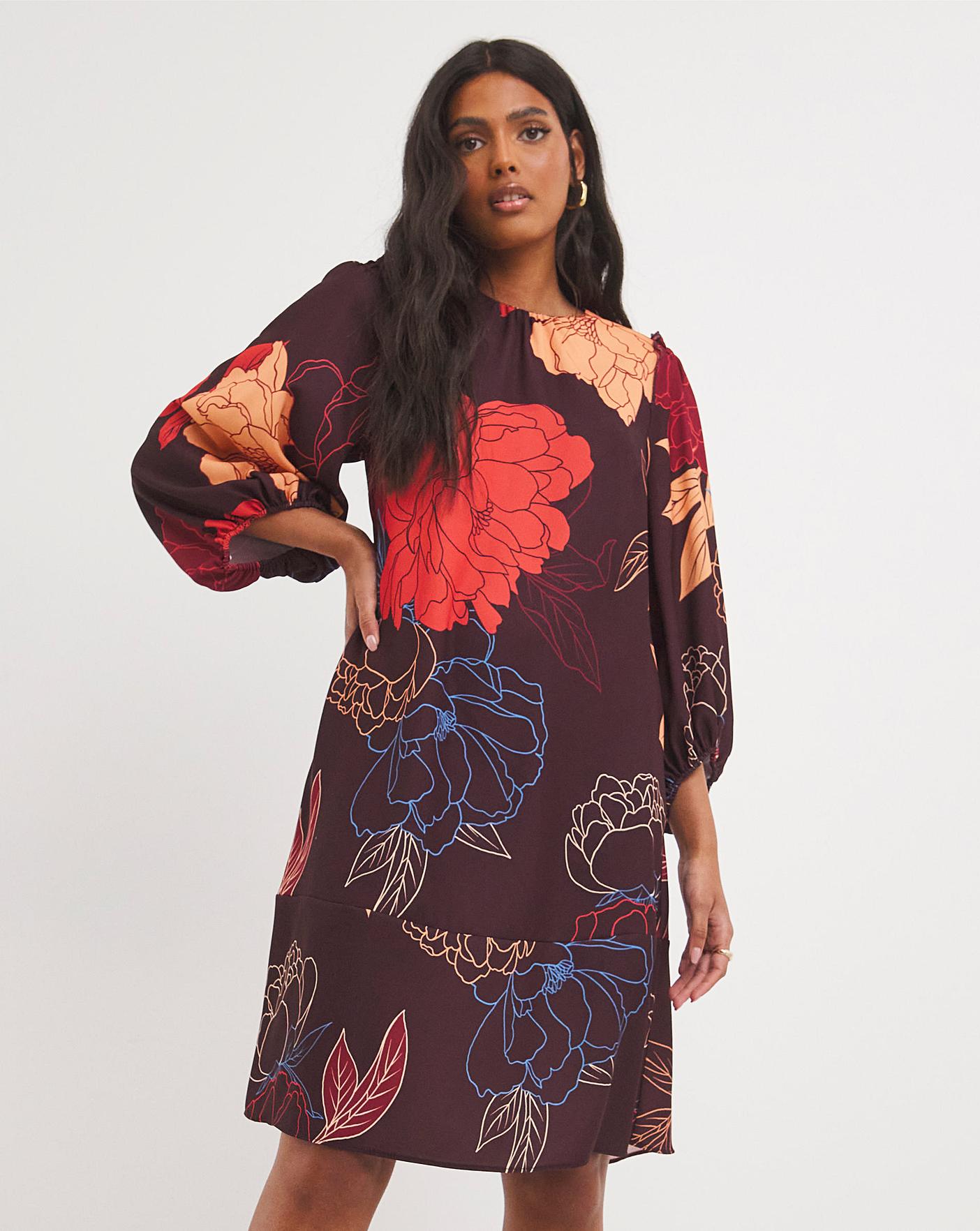 Joanna Hope Print Shift Dress | Oxendales