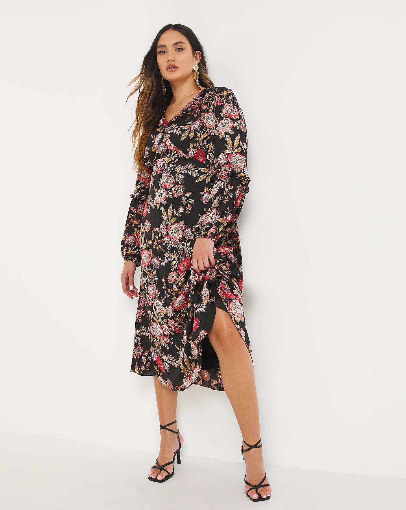 Joanna Hope Shirred Detail Maxi Dress | Fashion World