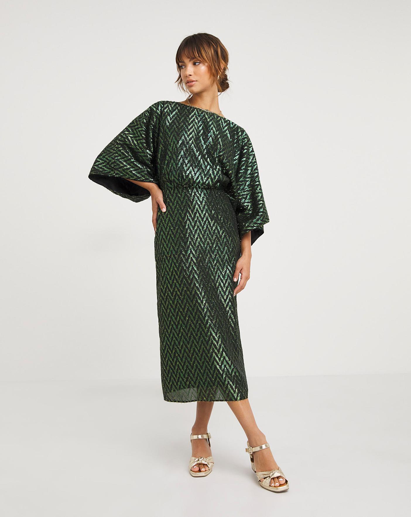 Joanna Hope Chevron Midi Dress | Oxendales