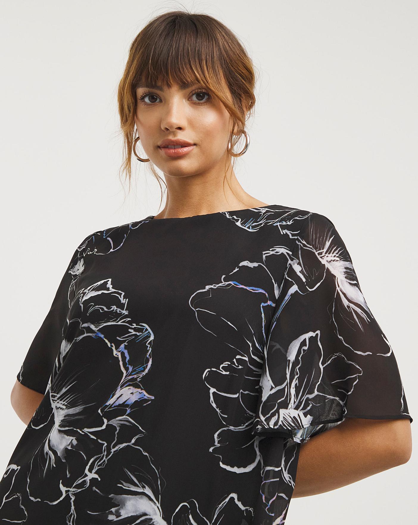 Joanna Hope Tiered Printed Dress Marisota