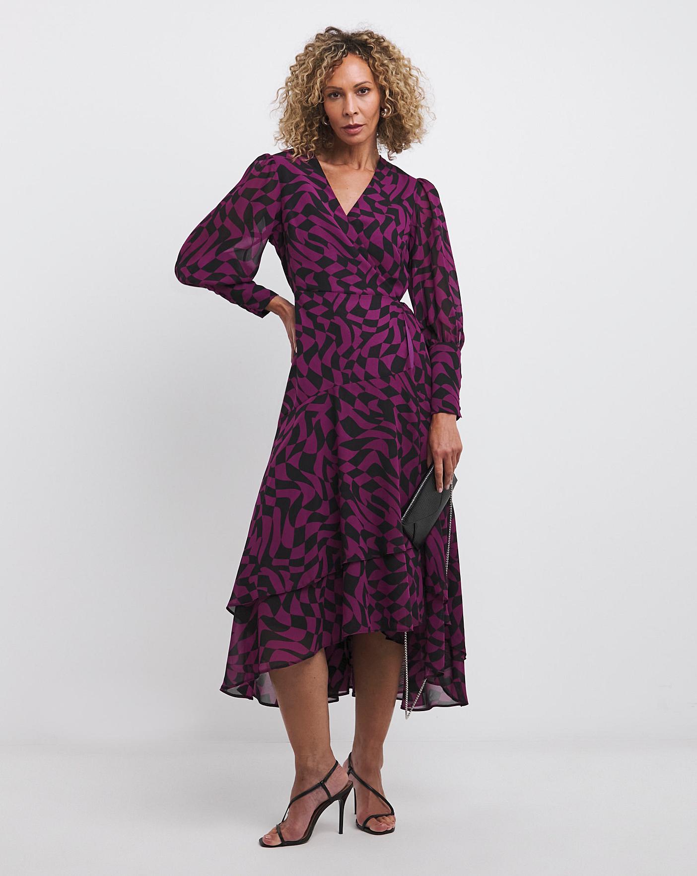 chinese dress ladies Rent Simply Be Plisse Wrap Midi Dress