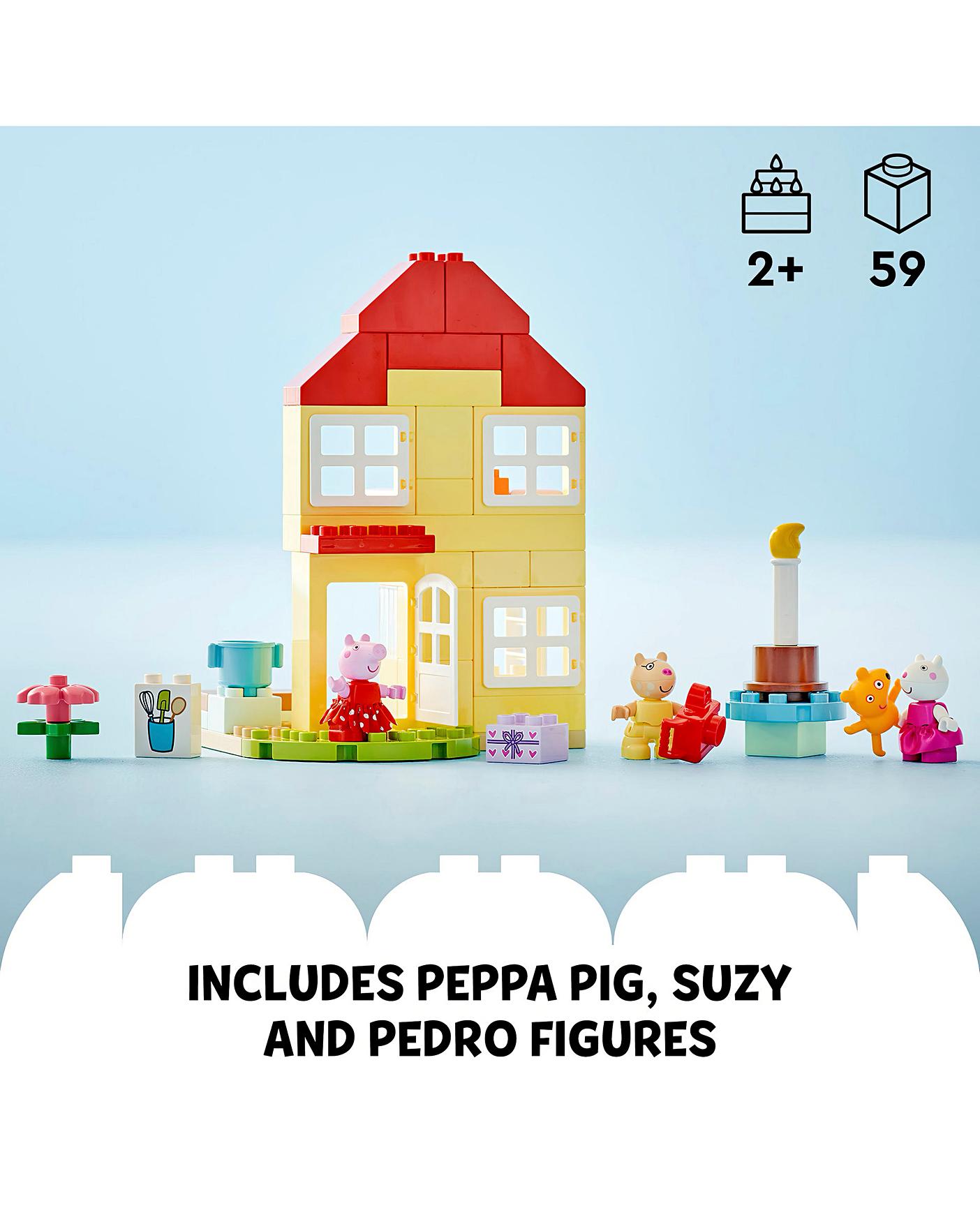 LEGO DUPLO Peppa Pig Birthday House Play Marisota