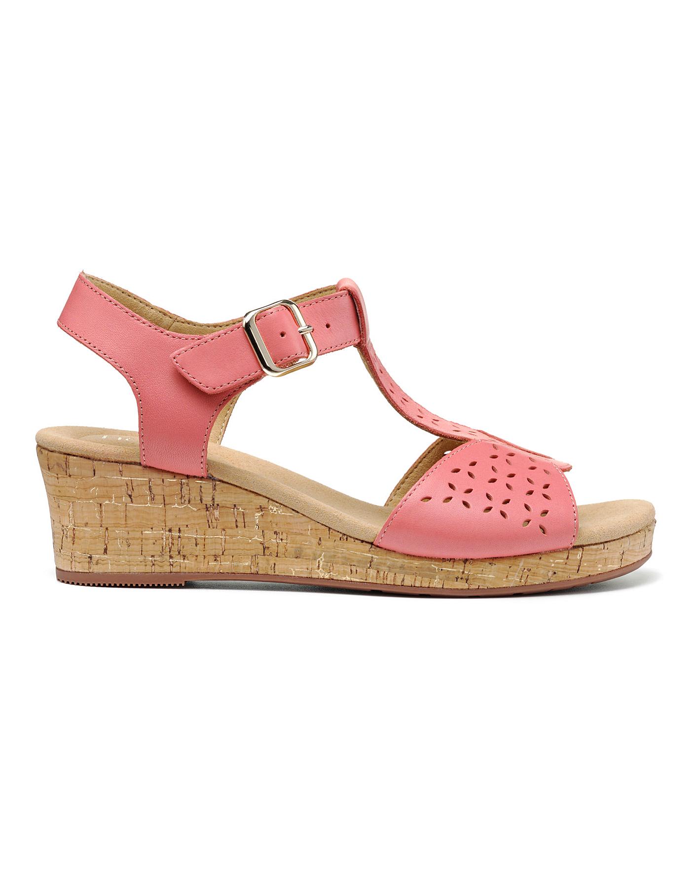 hotter coral sandals