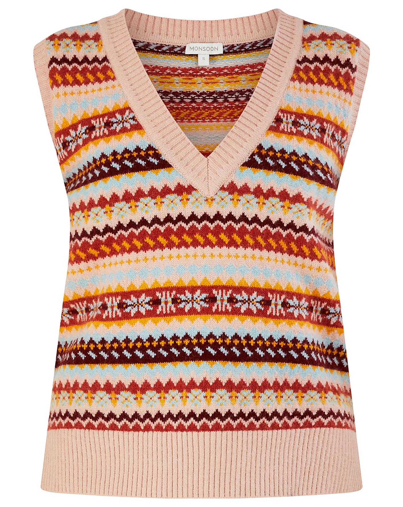 Monsoon Fairisle Tabard Jumper | Oxendales