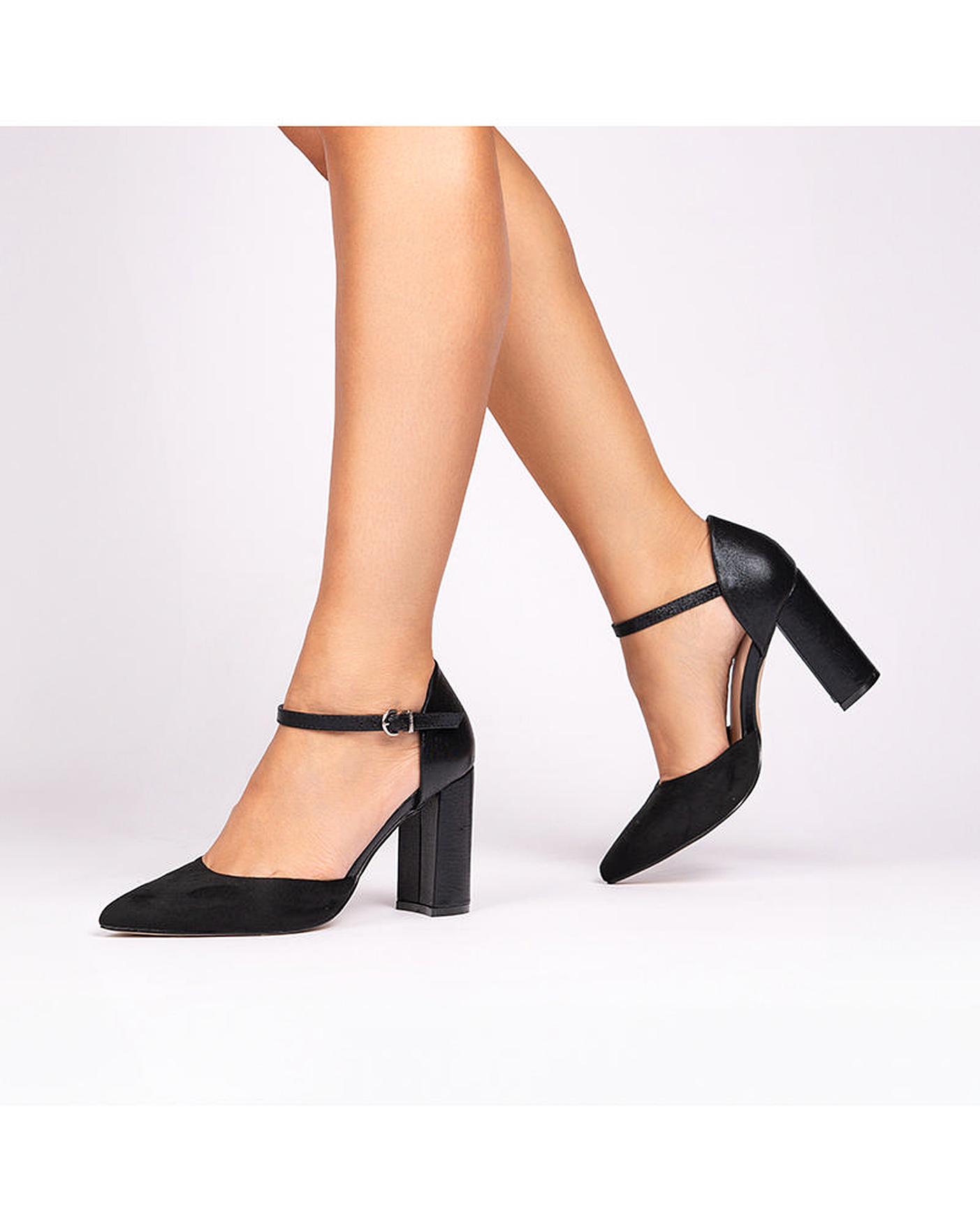 Paradox London Rana Block Heel Courts Simply Be