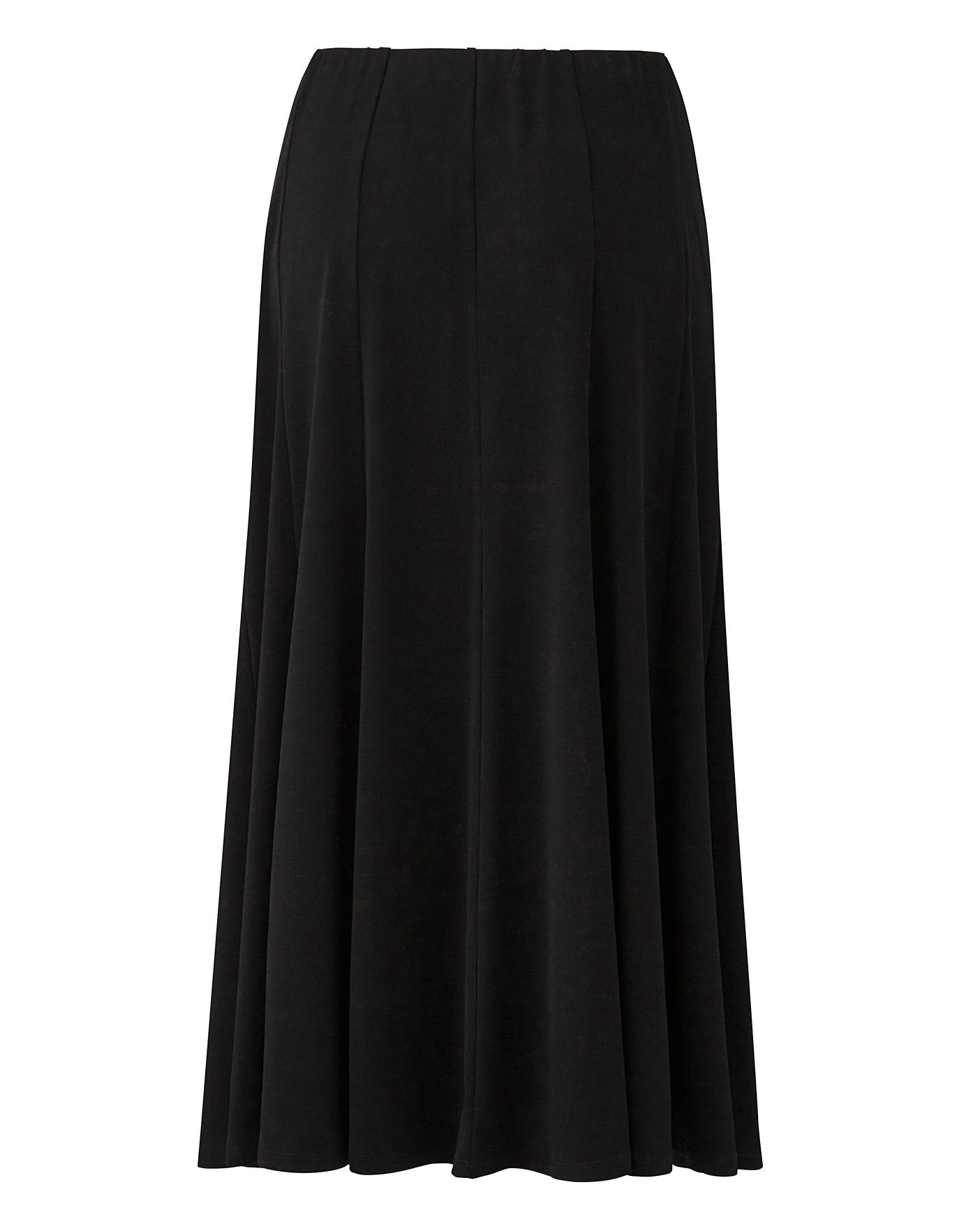 Julipa Plain Jersey Panelled Skirt L32in | Ambrose Wilson