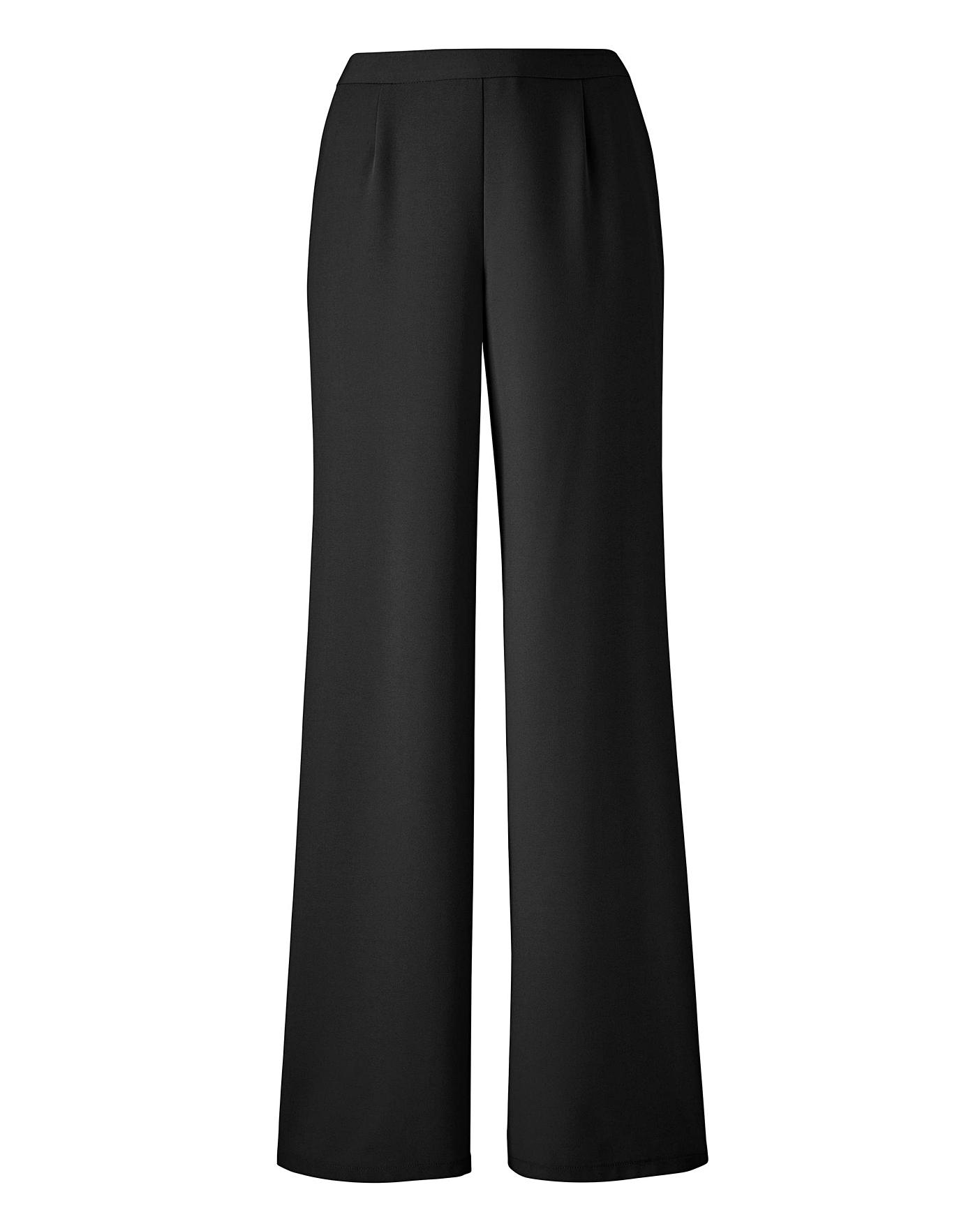 Julipa Wide Leg Crepe Trouser | J D Williams