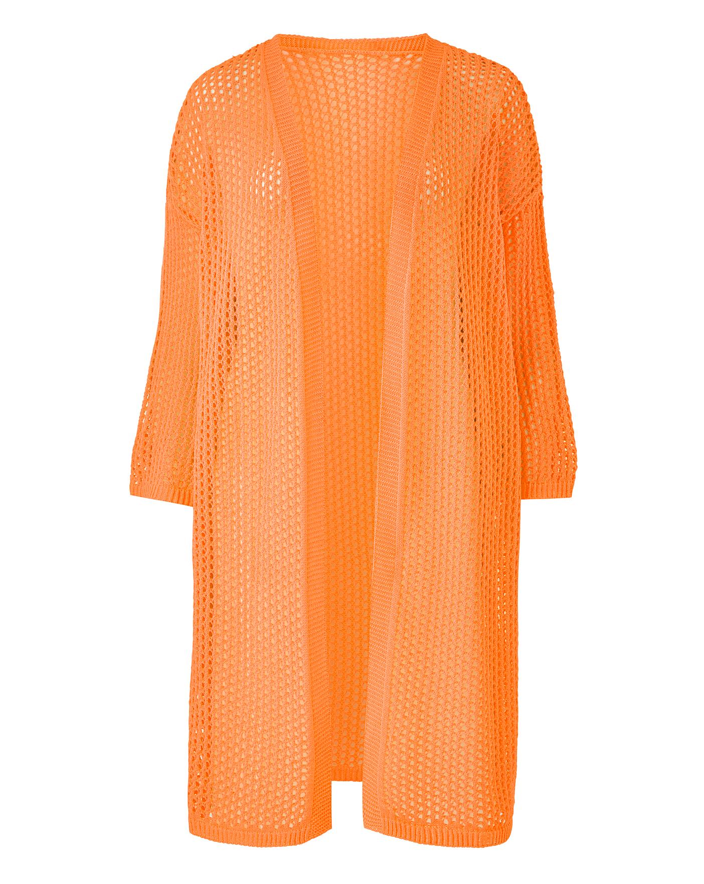 Orange on sale summer cardigan