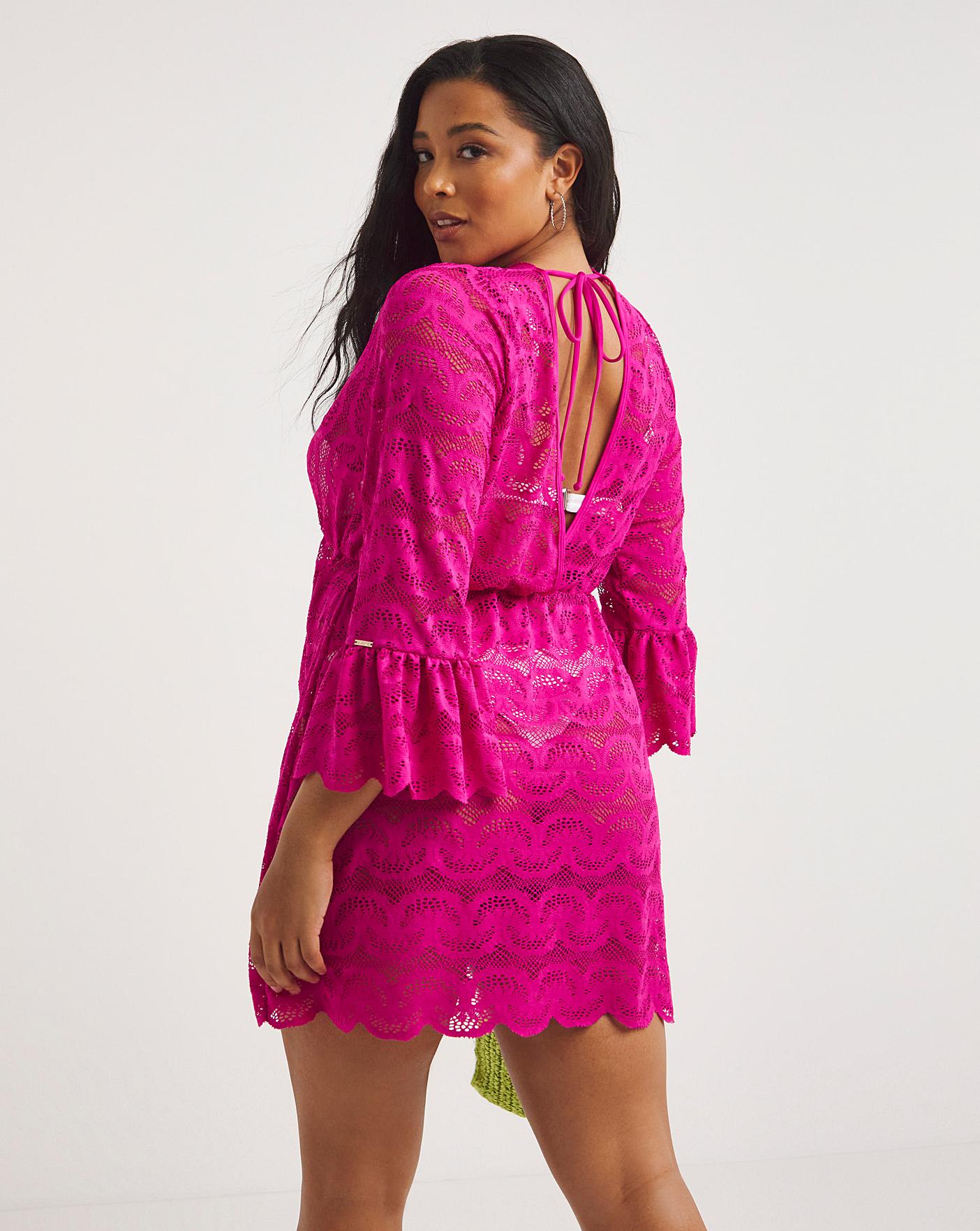 Figleaves Curve Cancun Lace Beach Dress