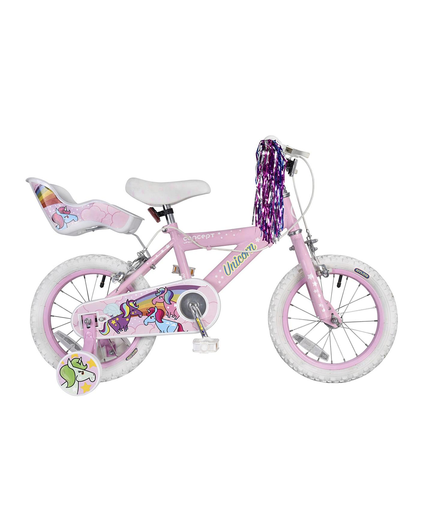 girls bike unicorn