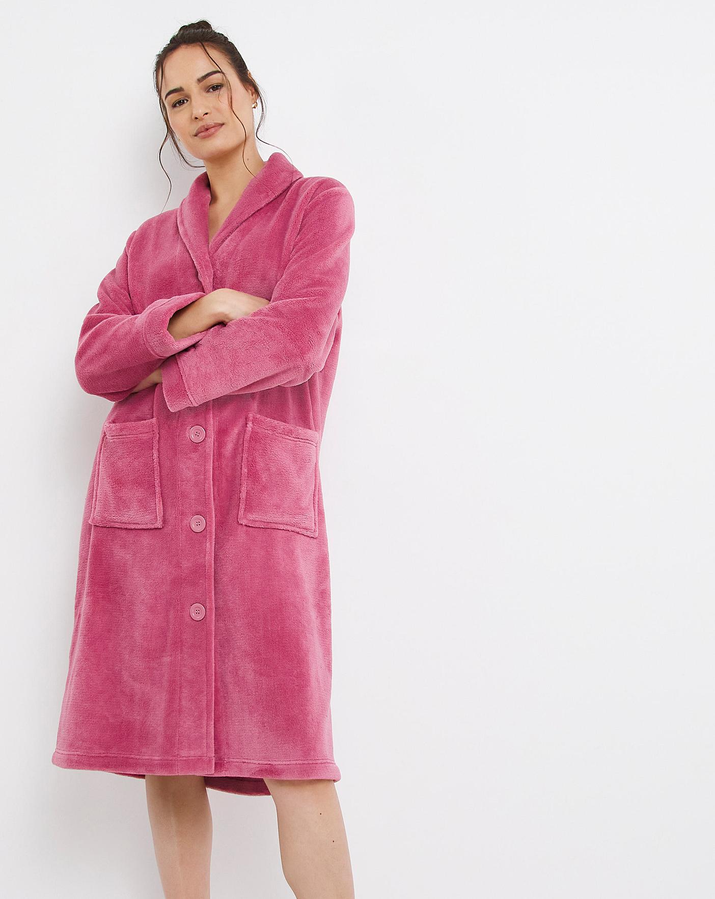 Pretty Secrets Button Dressing Gown Ambrose Wilson