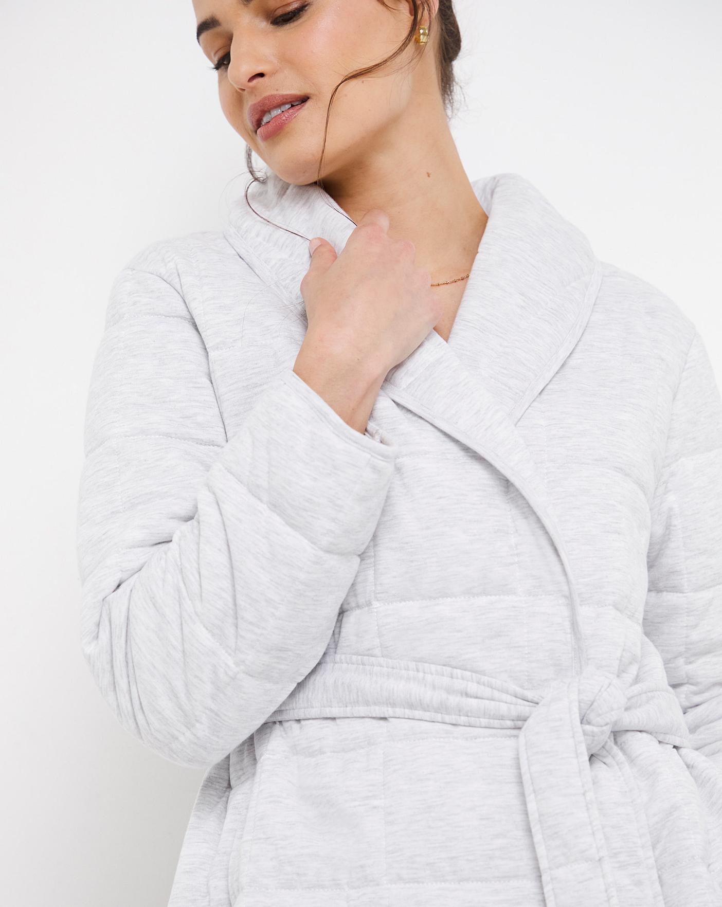 Short Quilted Dressing Gown J D Williams