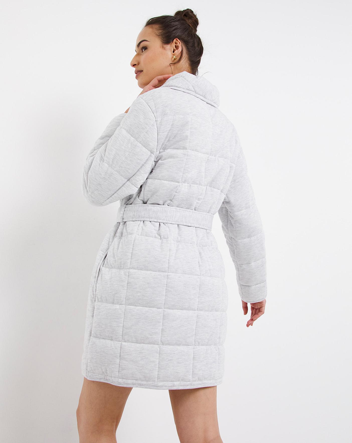 Short Quilted Dressing Gown J D Williams