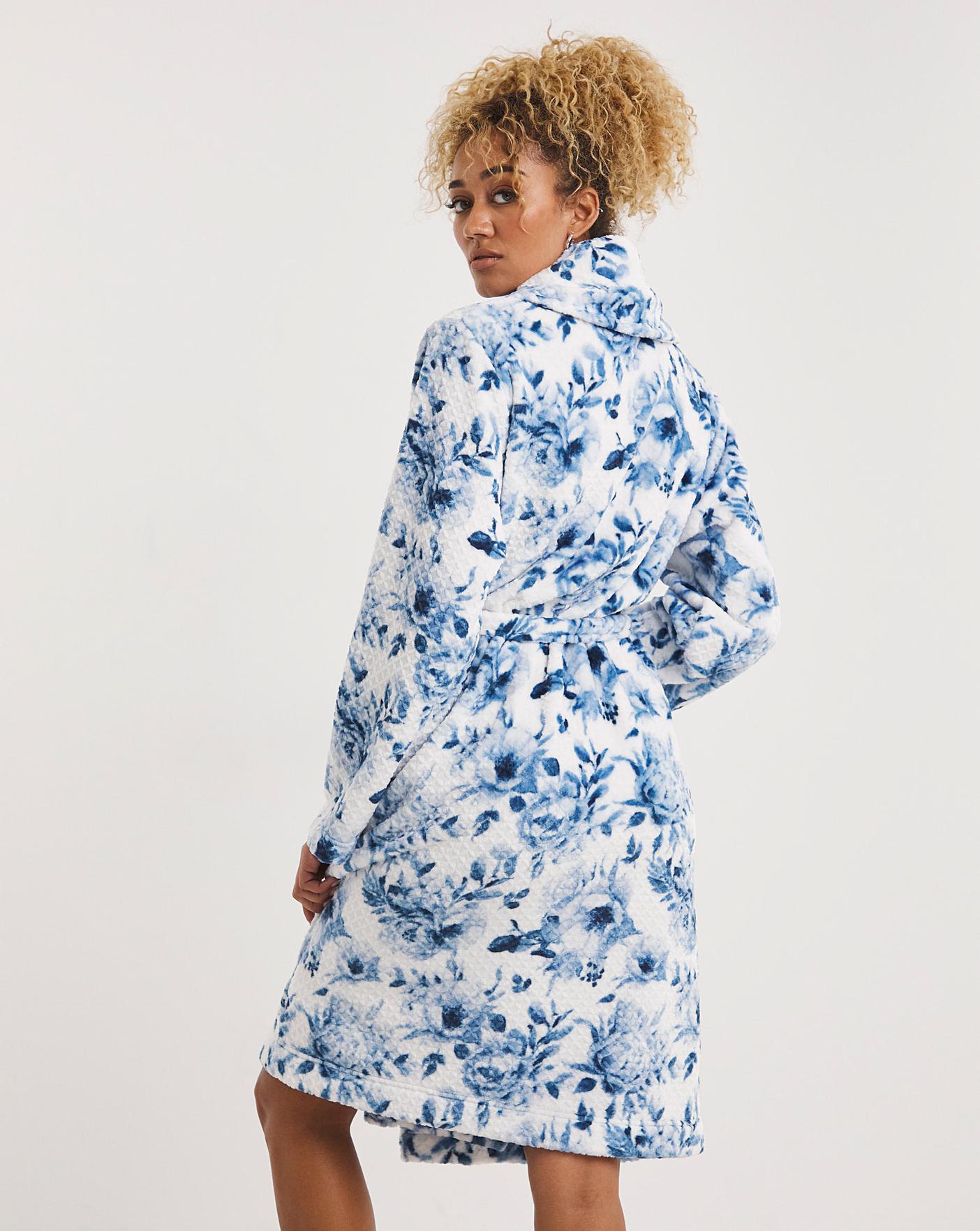 Pretty Secrets Cosy Fleece Dressing Gown | J D Williams