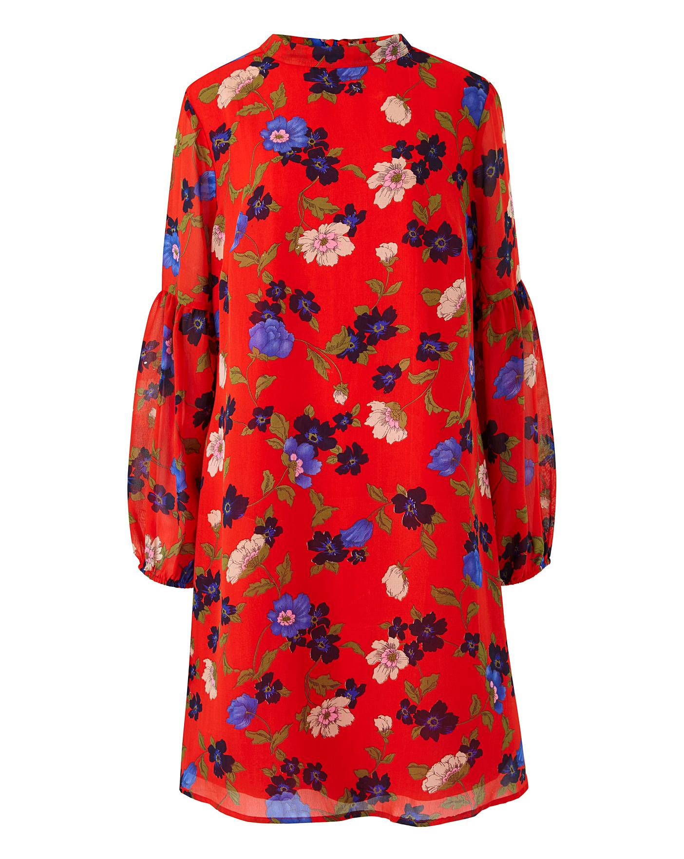 Lovedrobe Bold Floral Tie Back Dress | Ambrose Wilson