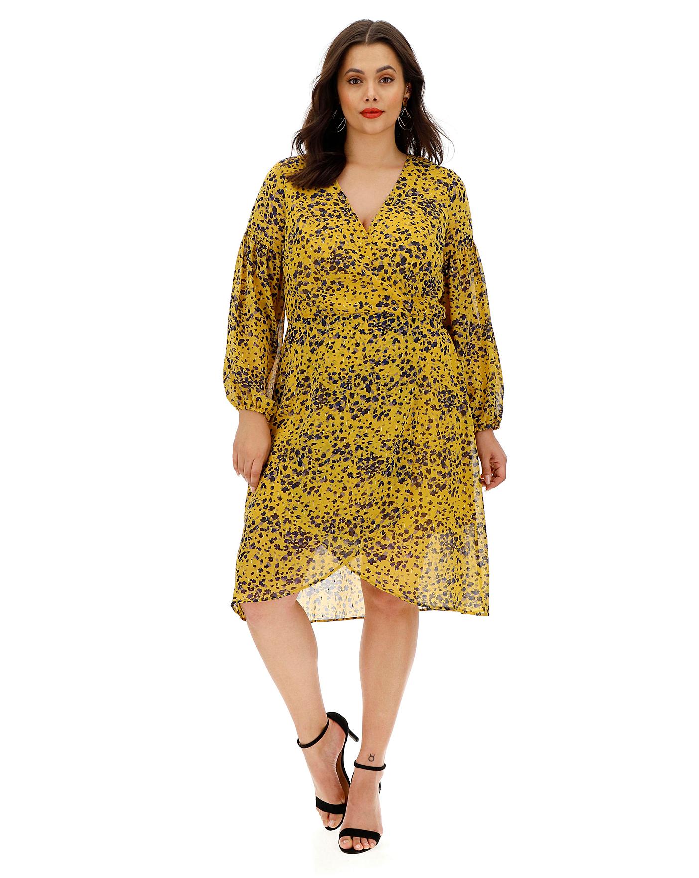 golden colour one piece dress