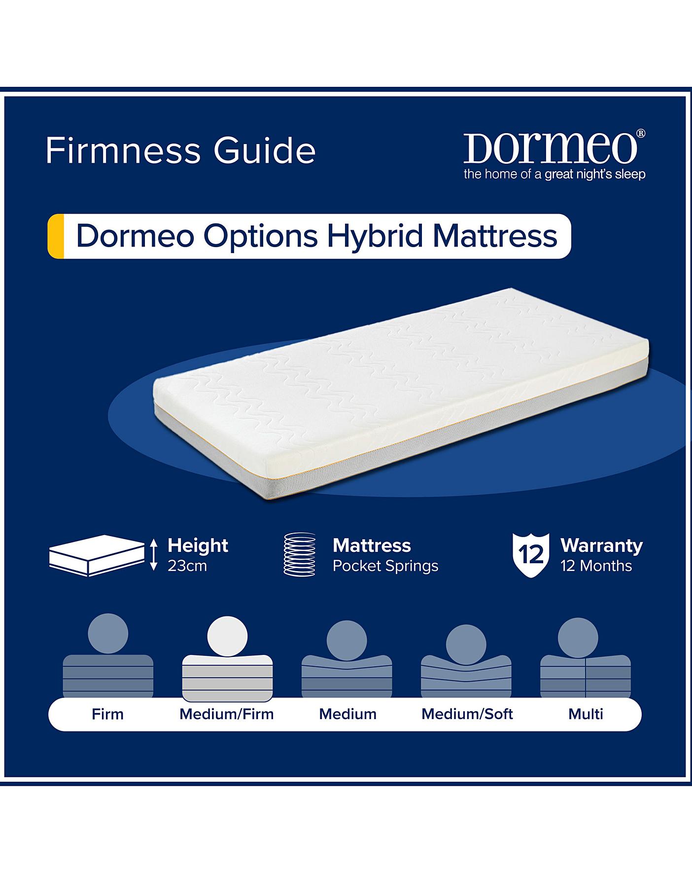 Dormeo options deals hybrid mattress