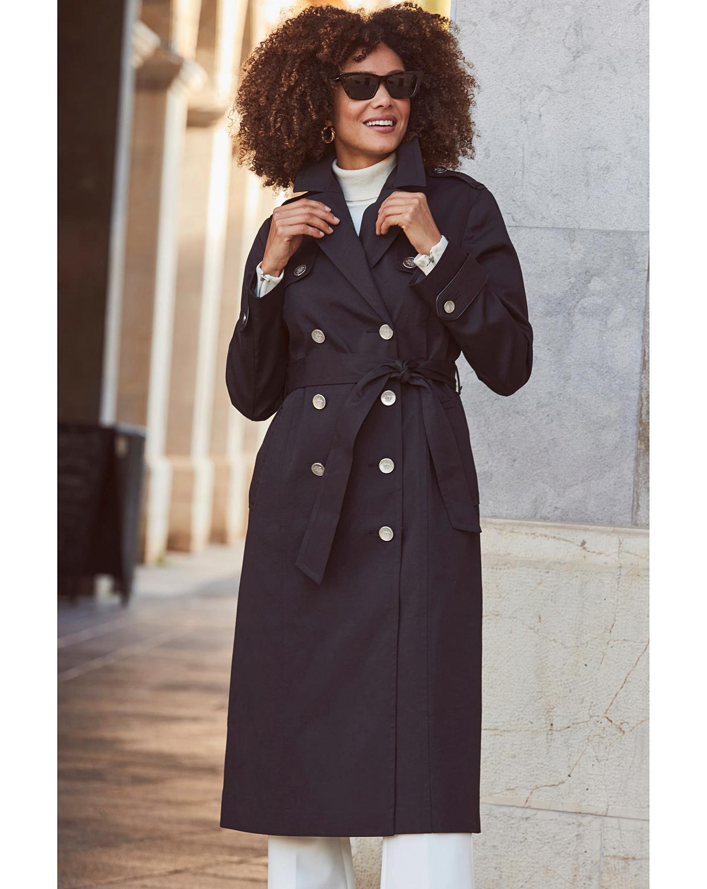 Sosandar Longline Trench Coat | Oxendales