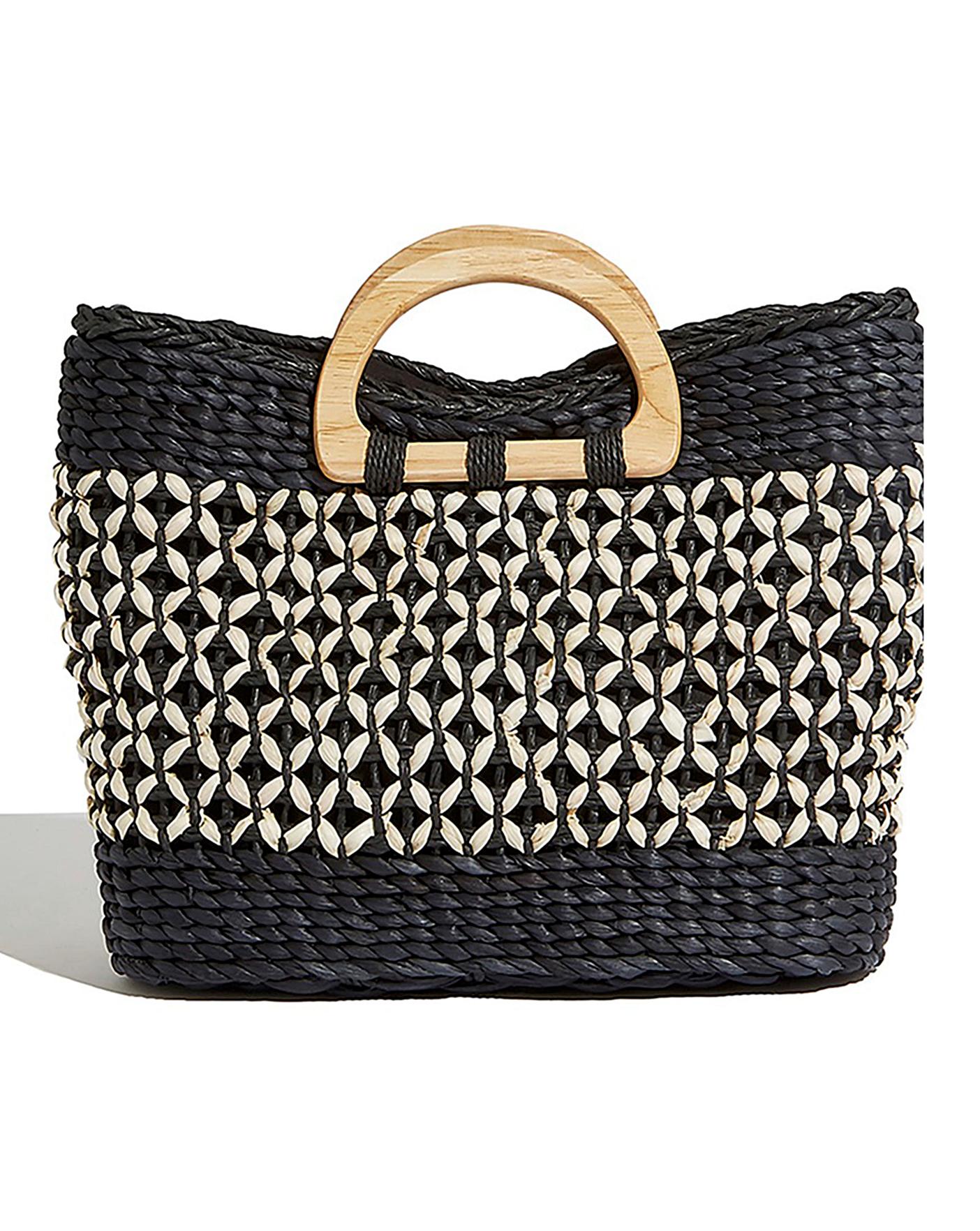 Oasis Monochrome Straw Tote Bag Simply Be Oasis Monochrome Straw Tote Bag Simply Be