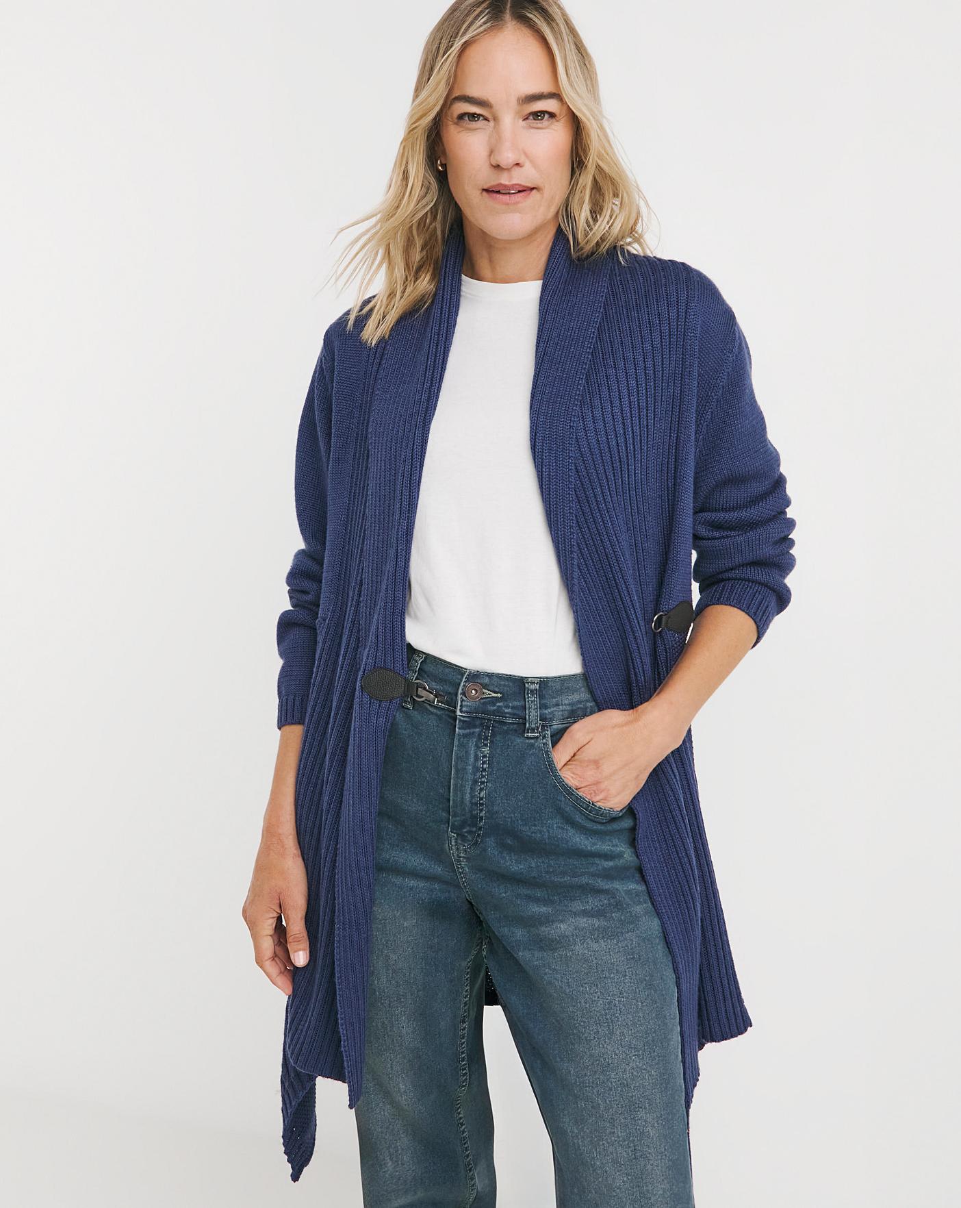 Buckle closure cardigan hotsell