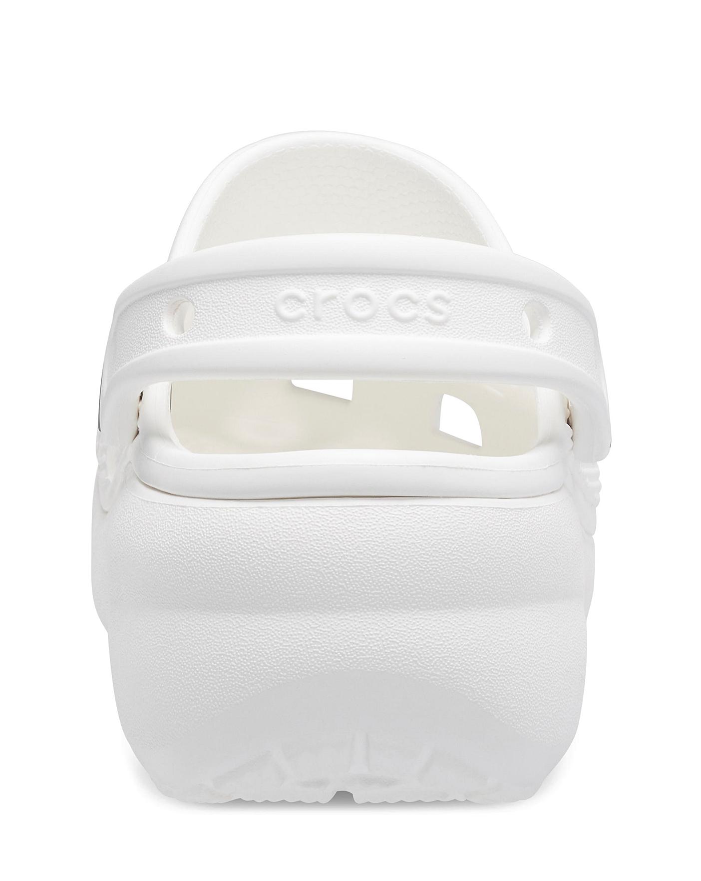 CROCS CLASSIC PLATFORM CLOGS D FIT