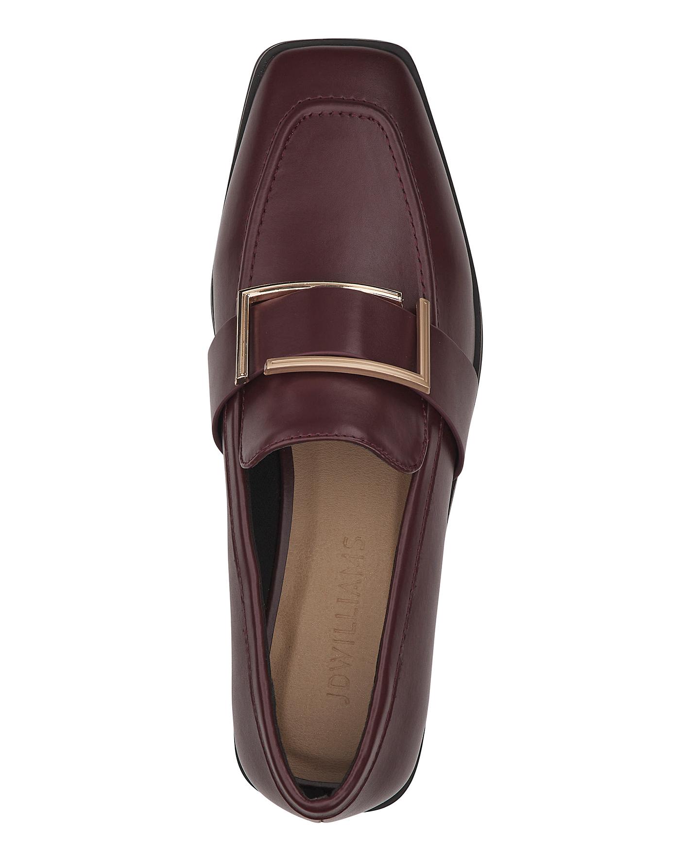 Square Trim Loafer on Flexi Sole EEE Fit