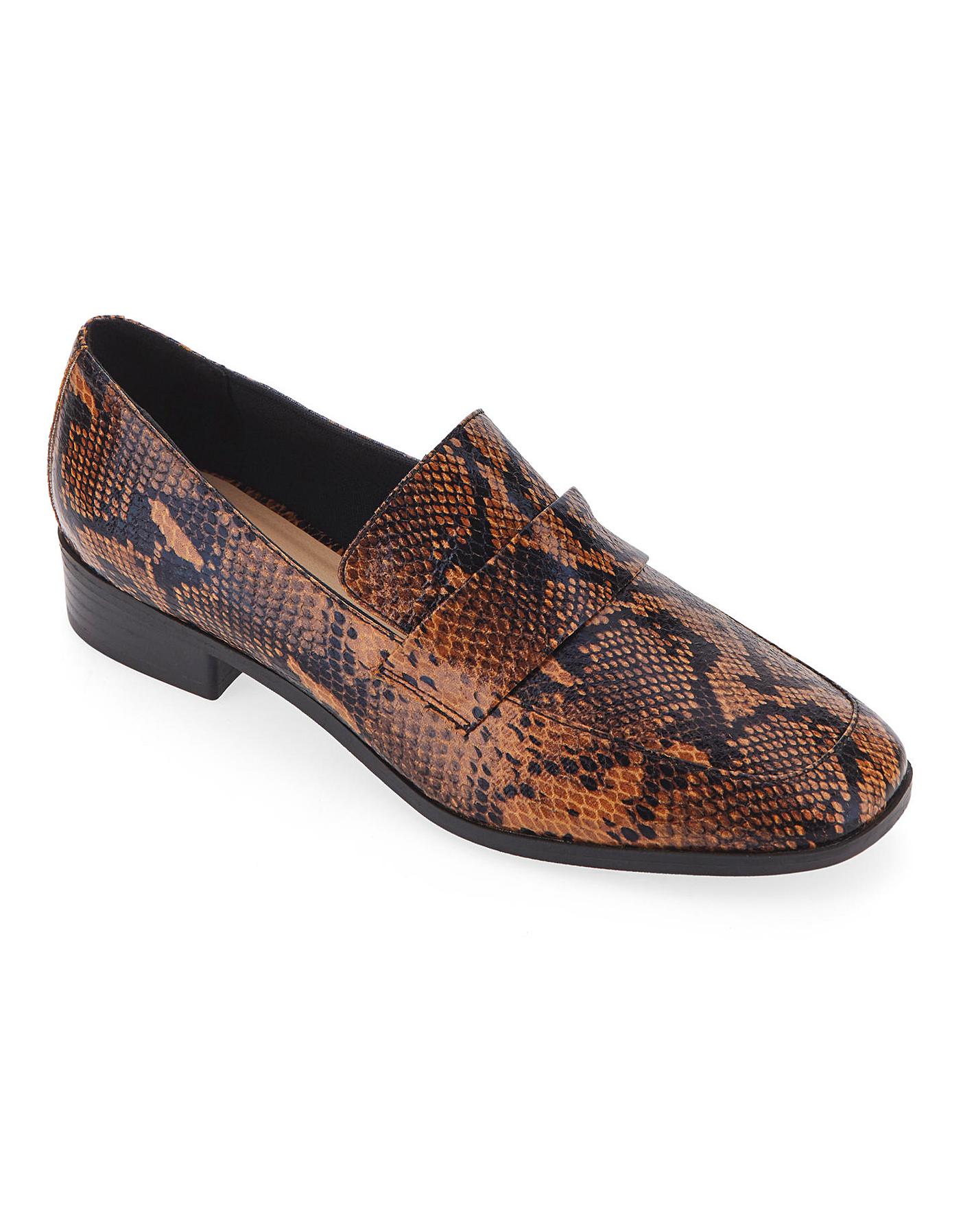 Mens hot sale snakeskin loafers