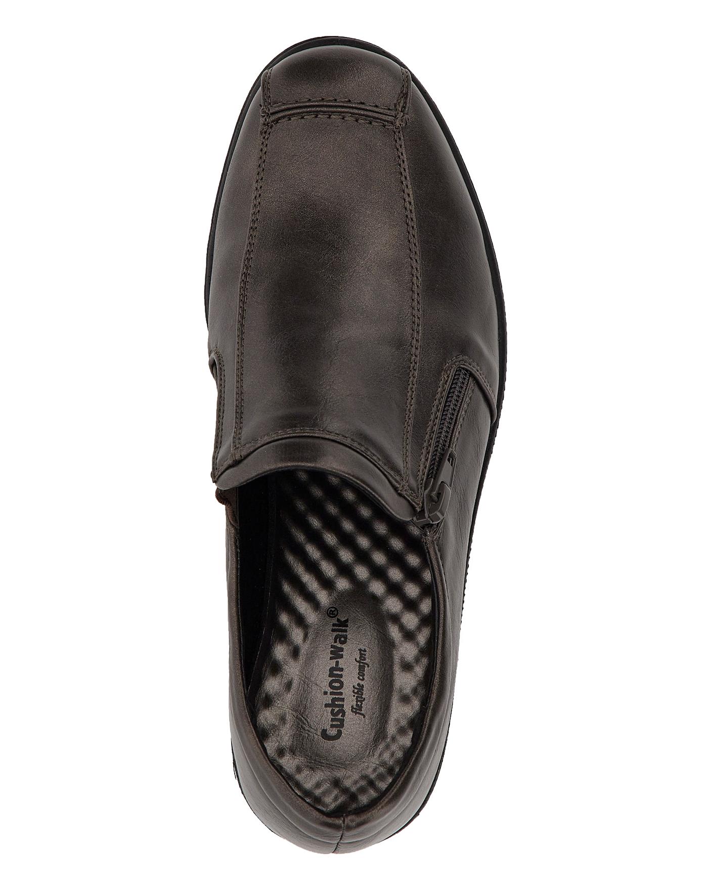 Cushion Walk Zip Shoes EEE Fit Ambrose Wilson