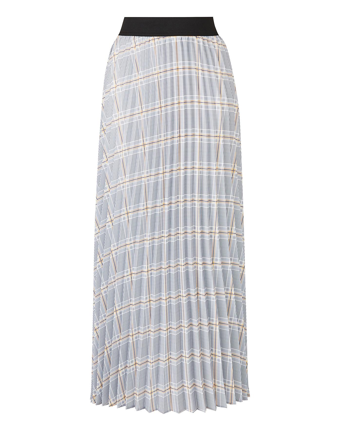 pleated maxi skirt size 16