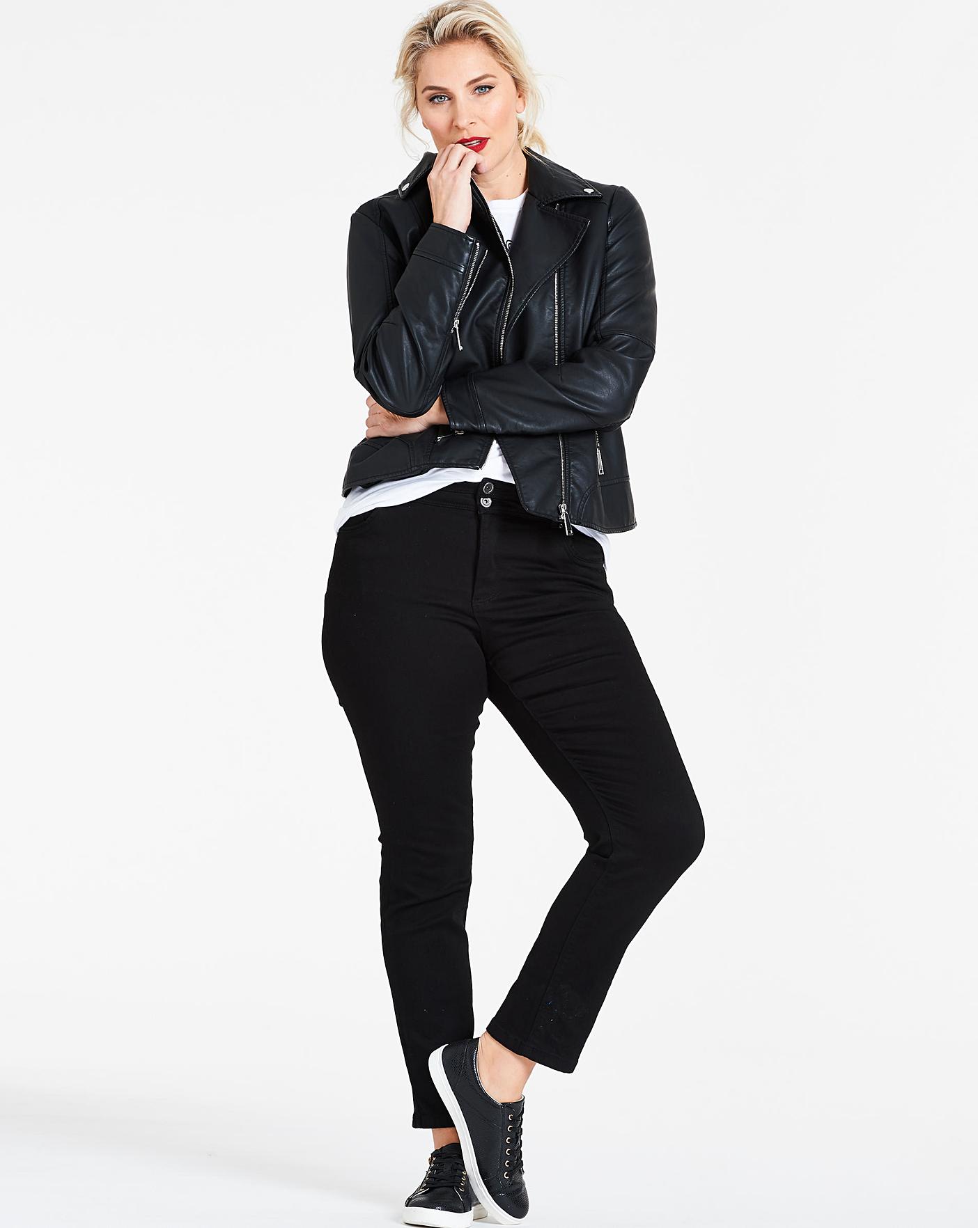 jd williams biker jacket