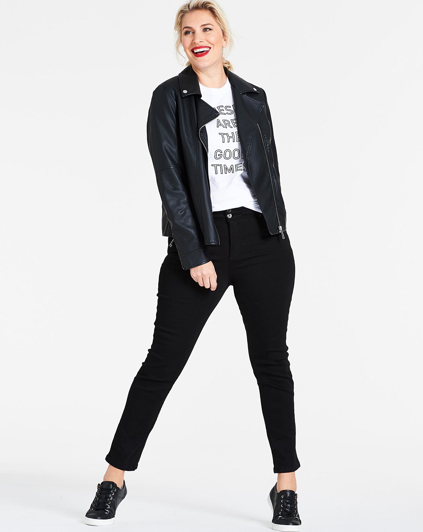 jd williams biker jacket