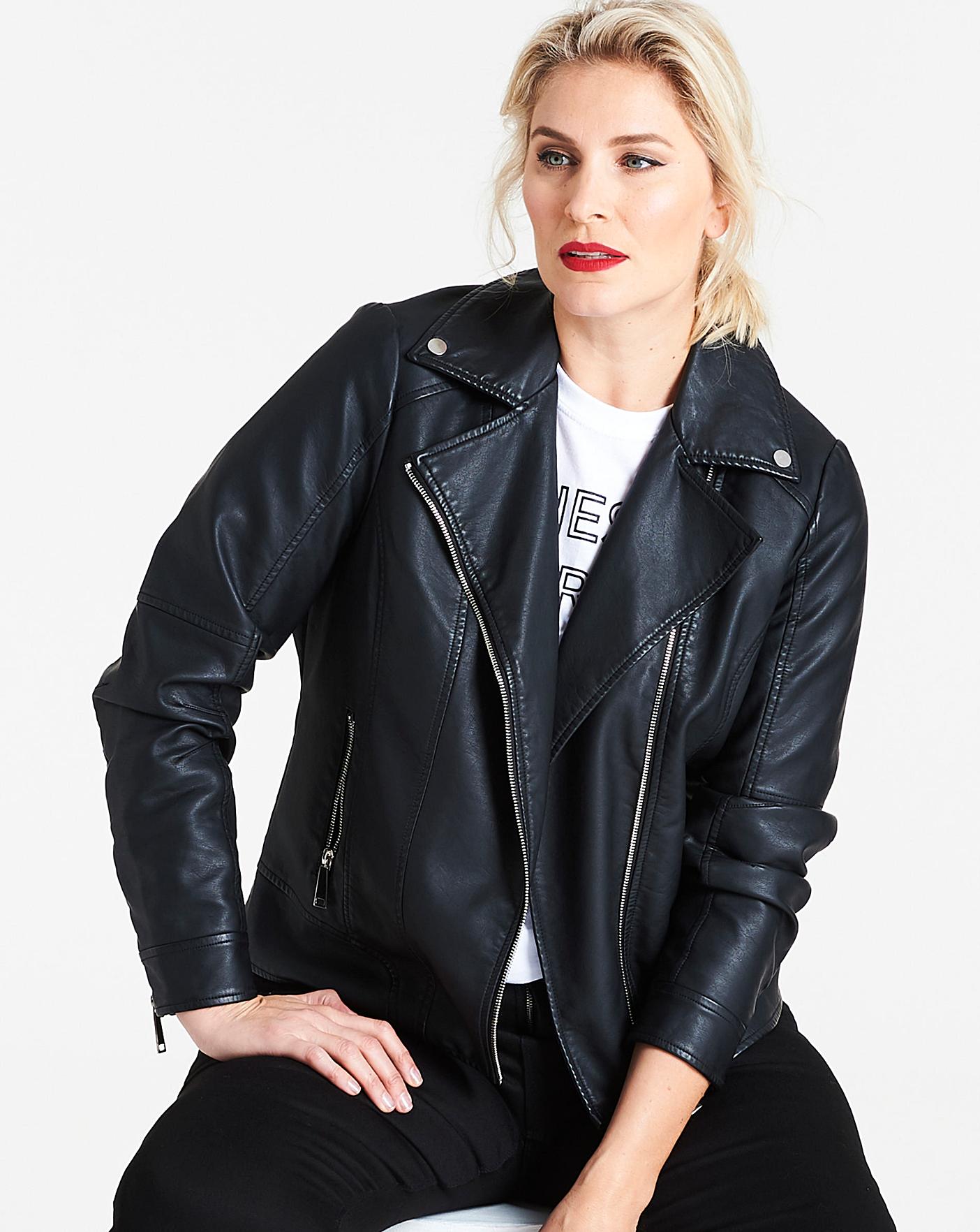 jd williams biker jacket