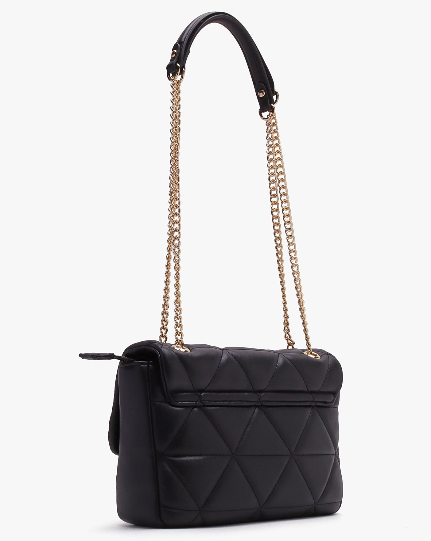 Black quilted valentino bag discount