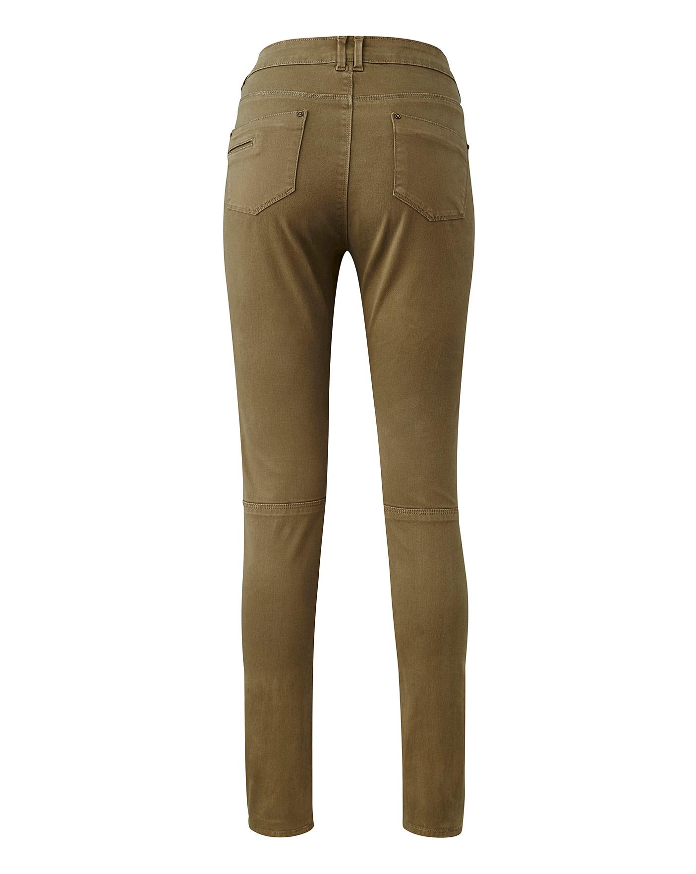 Womens Feminine Combat Biker Combat Trousers JD Williams