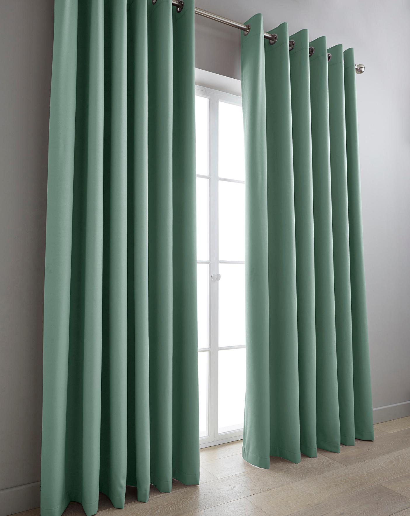 Eclipse Blackout Eyelet Curtains | J D Williams