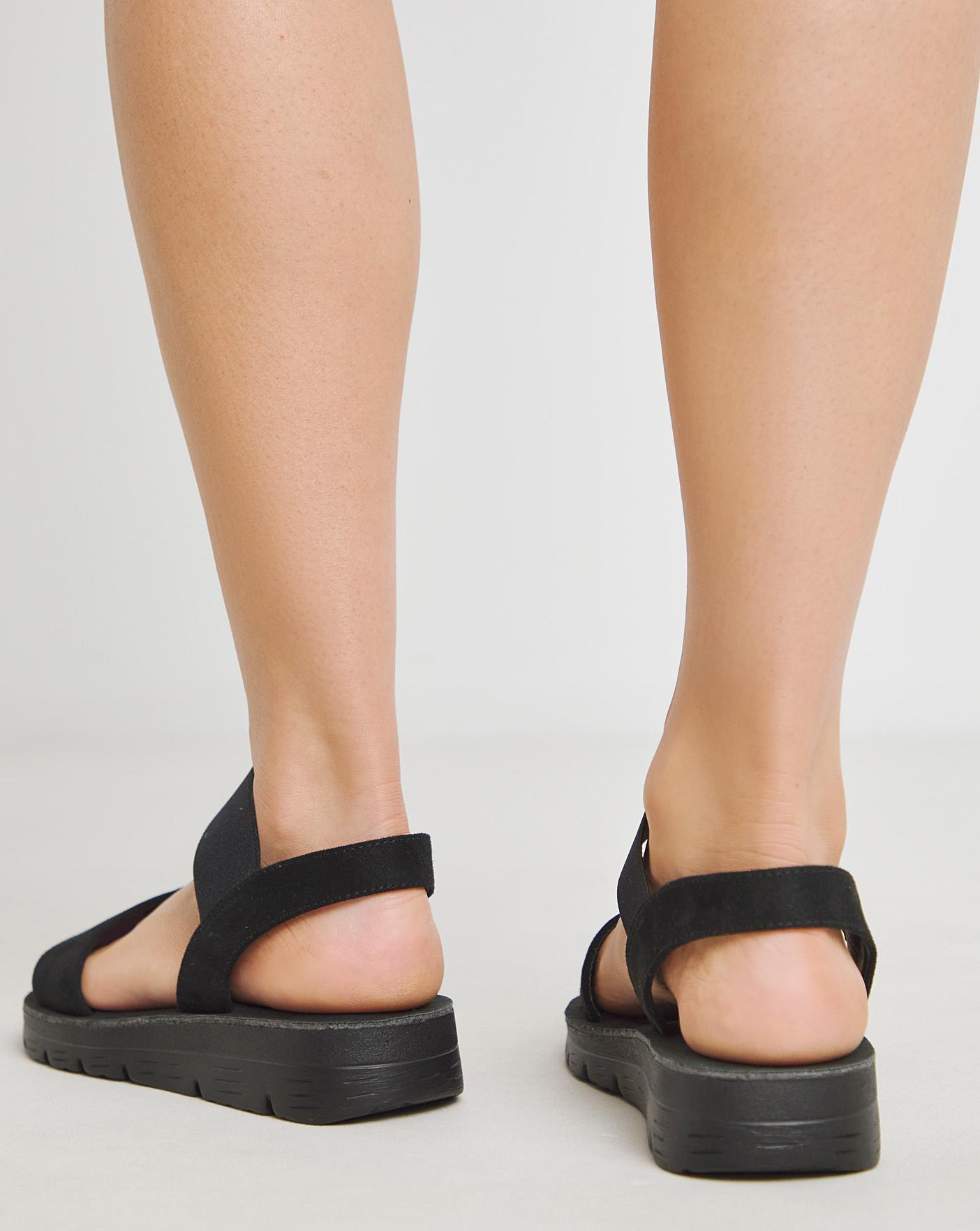 Samdal Ex Stretchy Strap Sandal Ex Wide | Oxendales