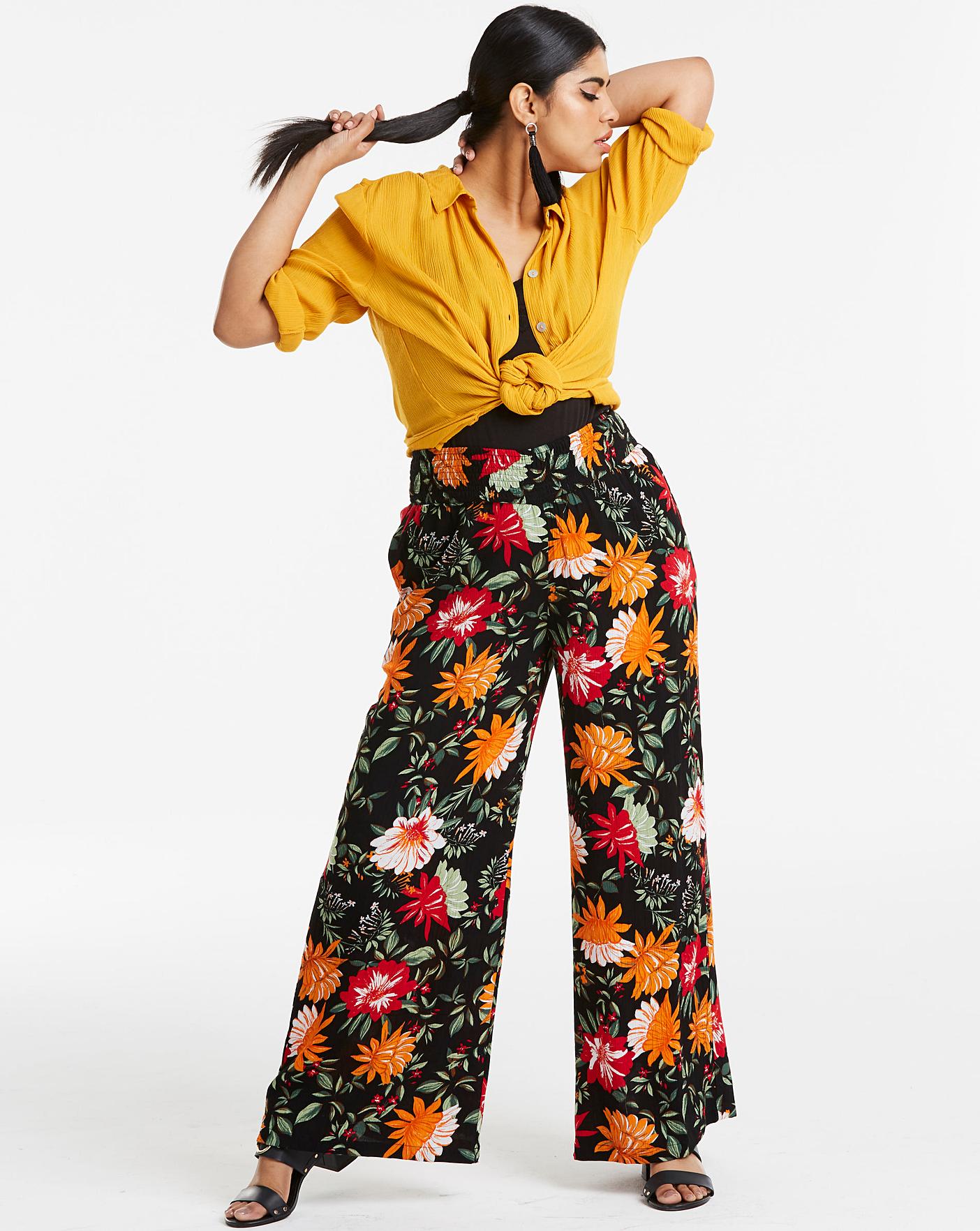 Crinkle Wide Leg Trousers Top Sellers 