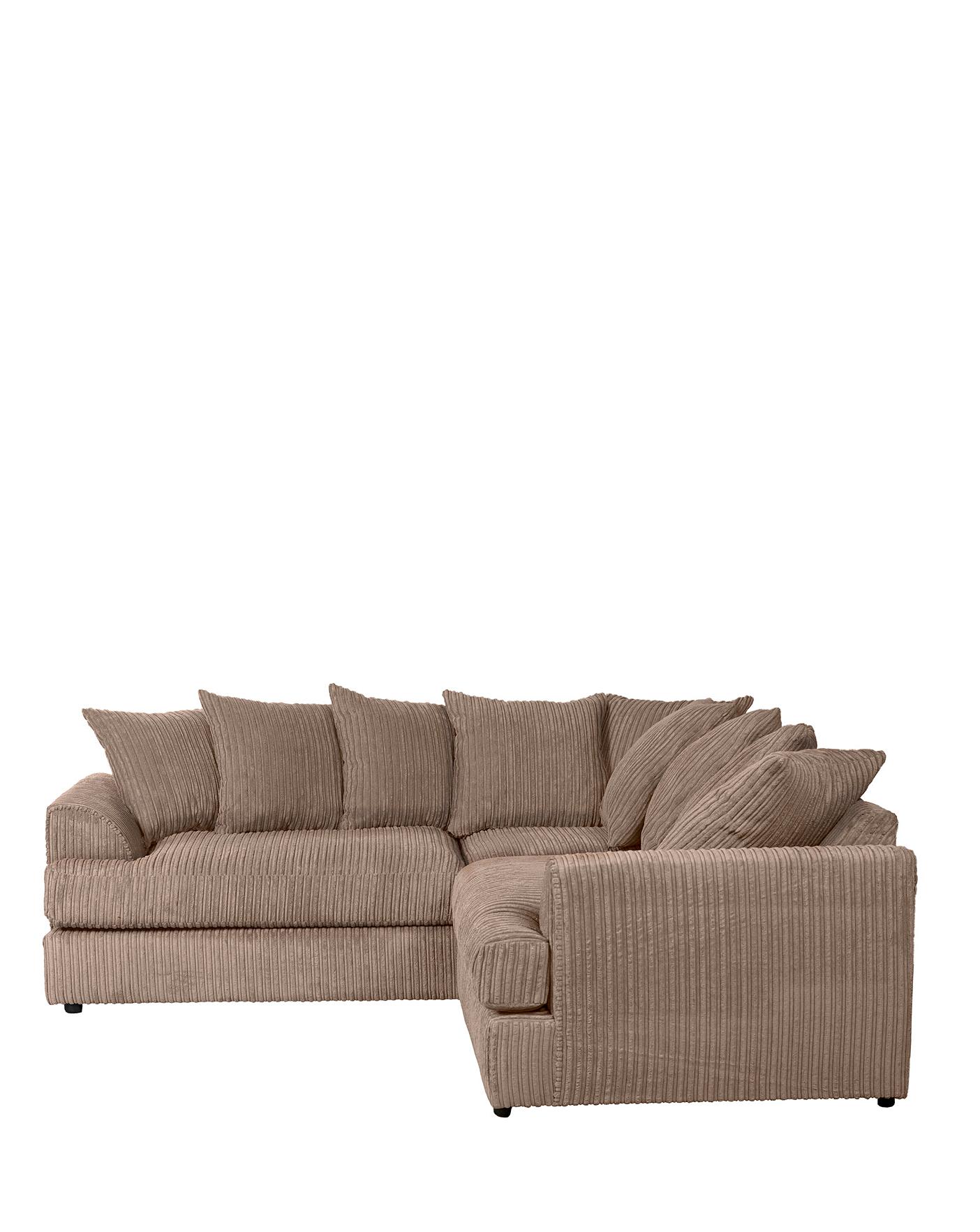 Jumbo cord 2024 corner sofa