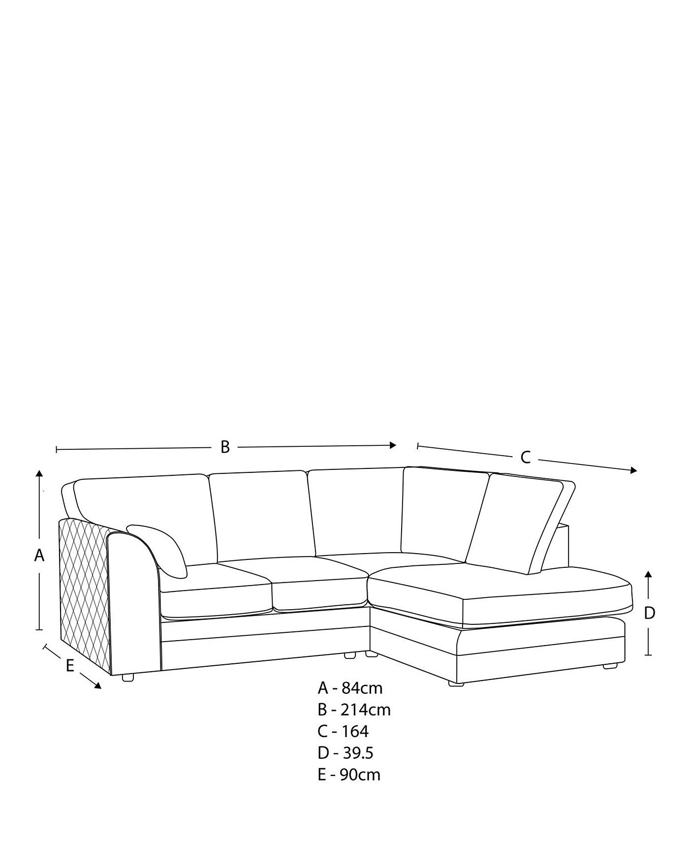 Quincy Right Corner Sofa Oxendales