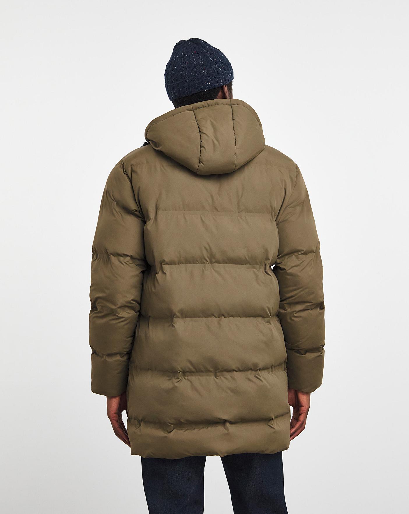 Khaki Padded Jacket | Premier Man