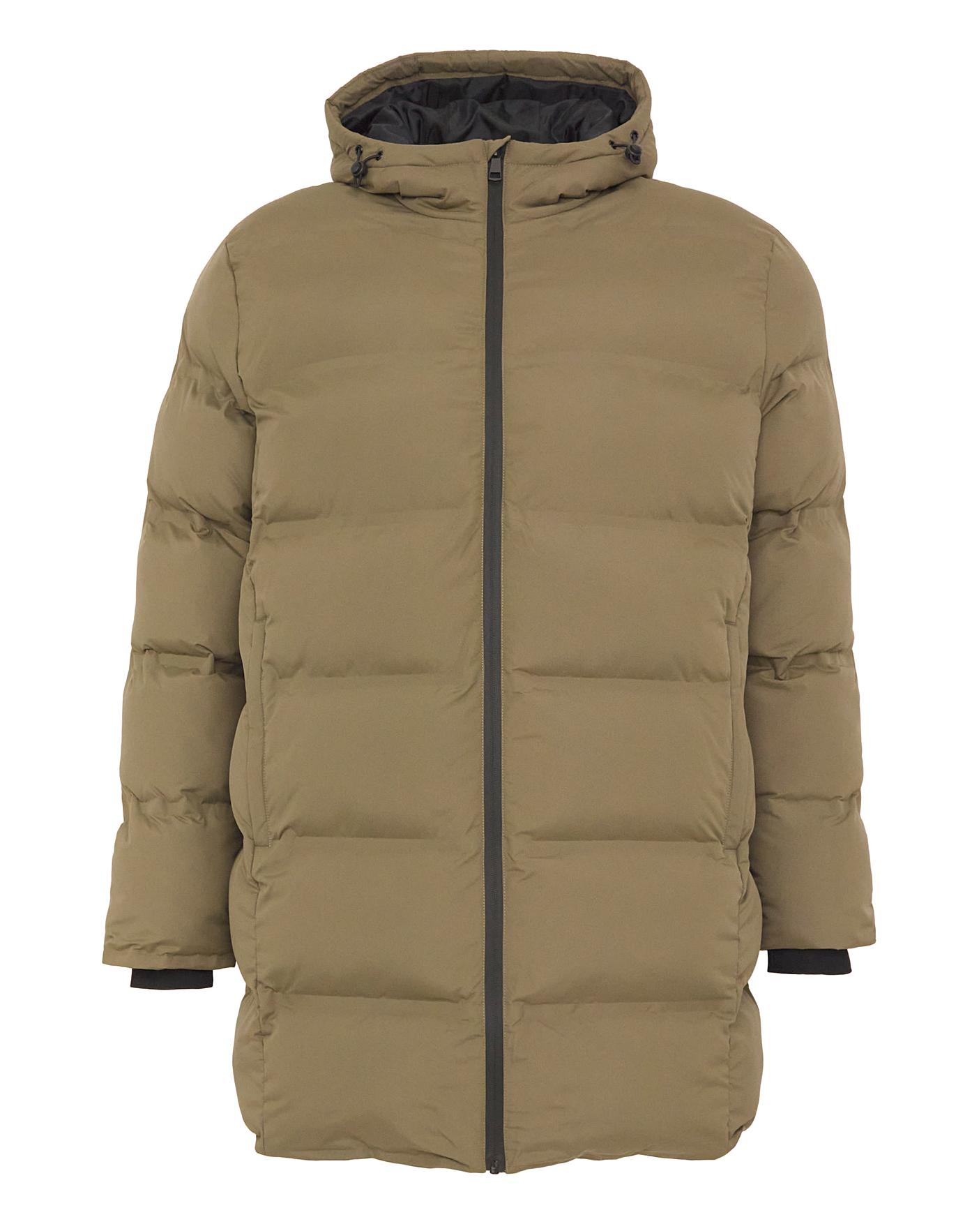 Khaki Padded Jacket | Premier Man